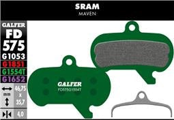 Brake Pads Semi-metallic GALFER PRO Sram Maven