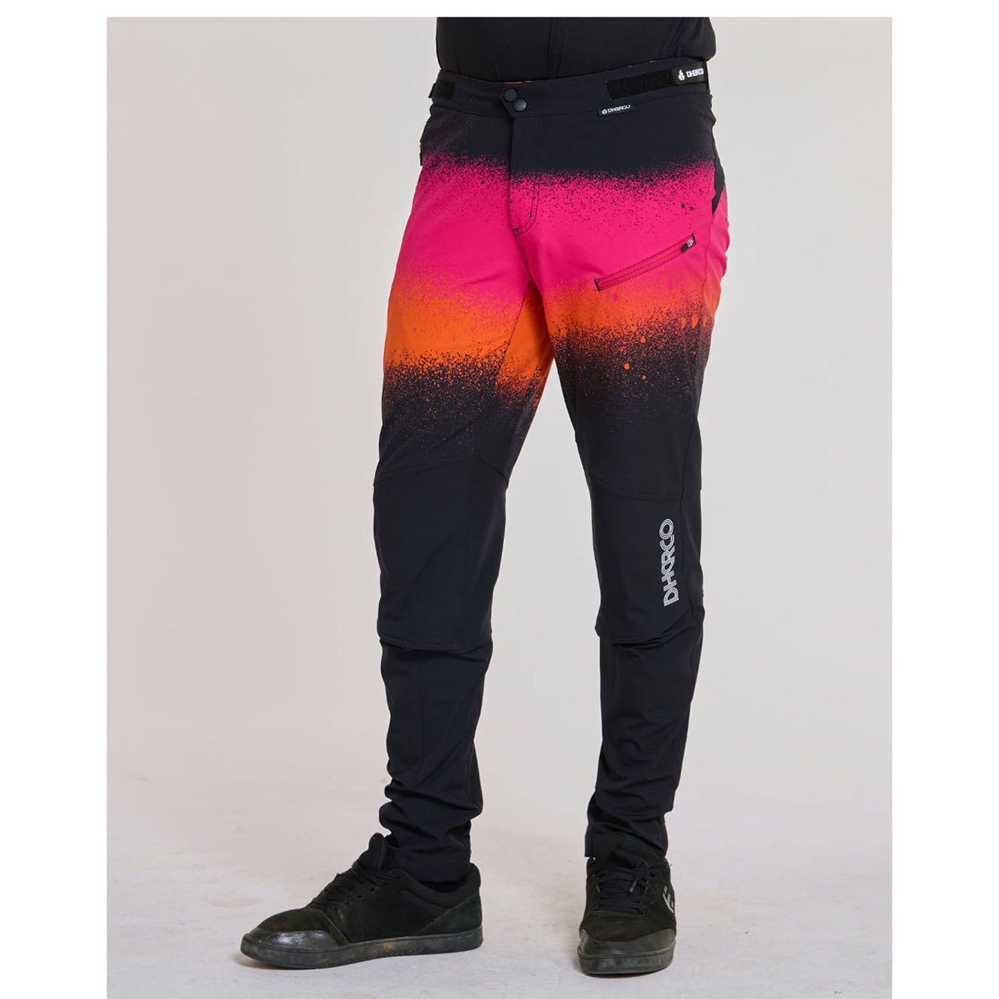 DHARCO GRAVITY BLACK SNAKE Pants Black/Orange