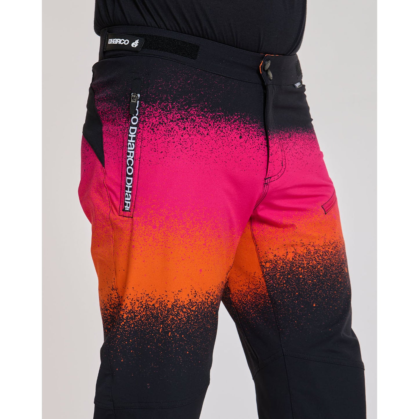 DHARCO GRAVITY BLACK SNAKE Pants Black/Orange