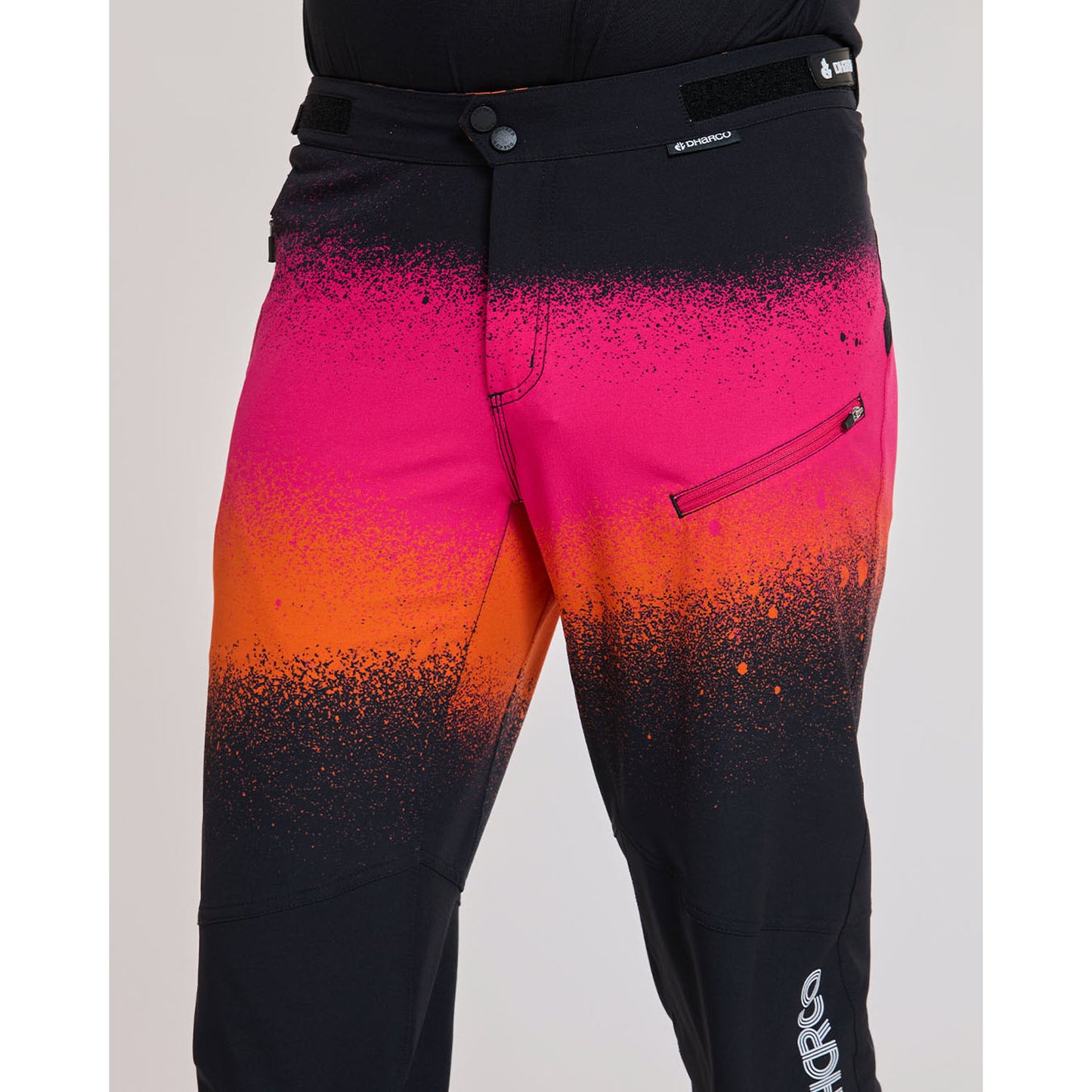 DHARCO GRAVITY BLACK SNAKE Pants Black/Orange