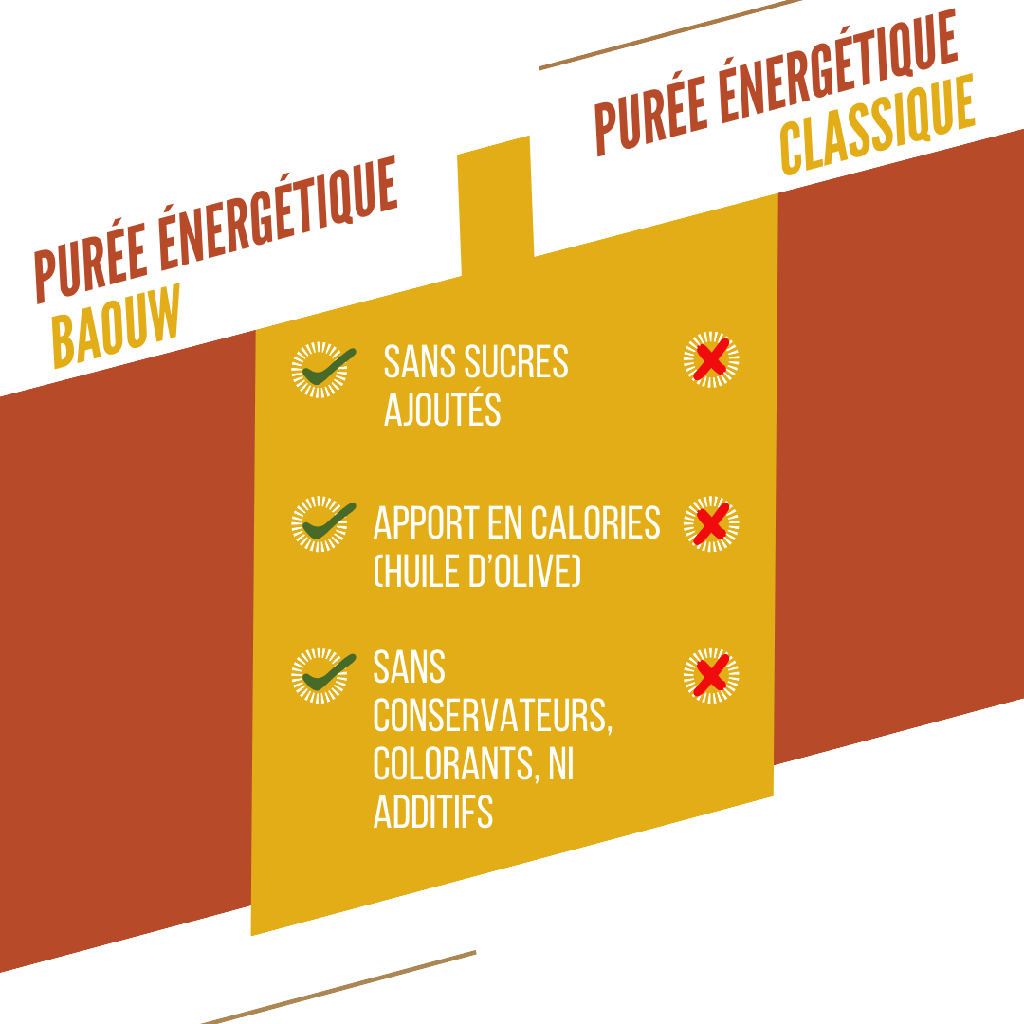 BAOUW Organic Energy Puree Recipe Mango/Passion/Ginger (90g)