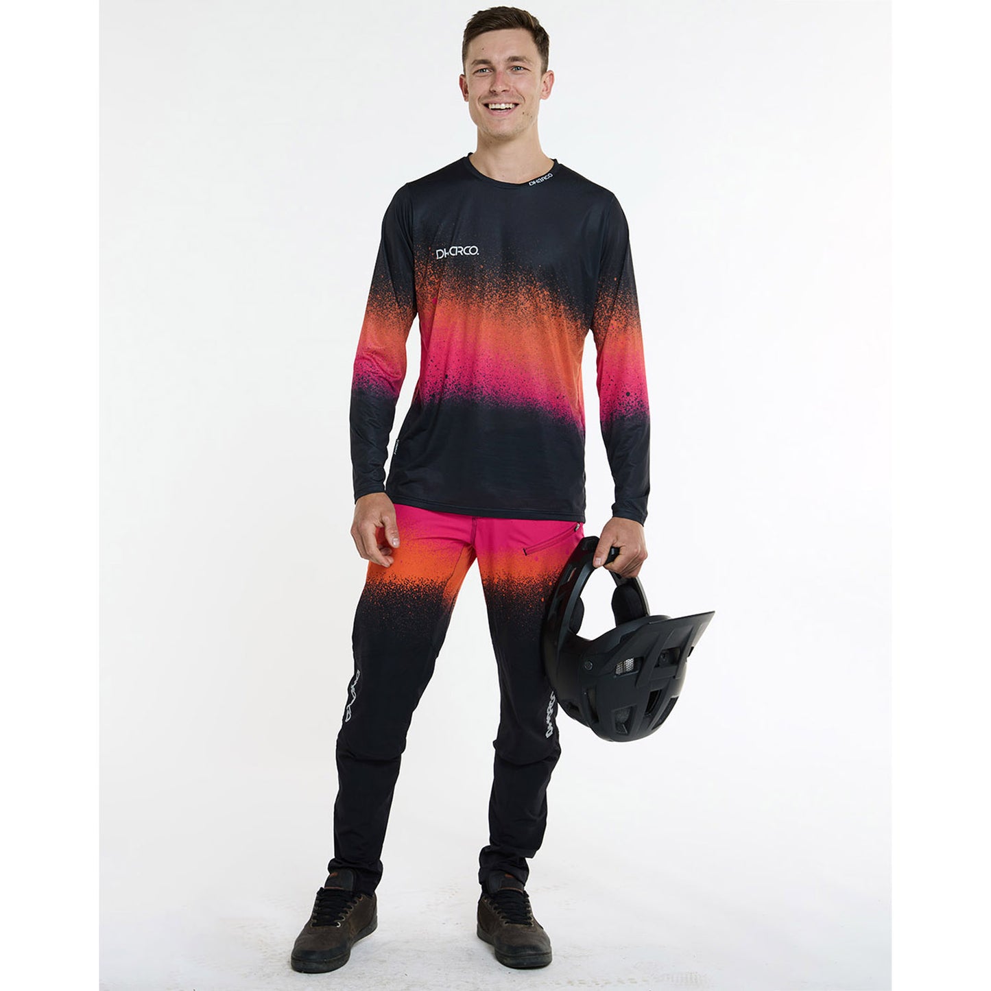 DHARCO GRAVITY BLACK SNAKE Pants Black/Orange