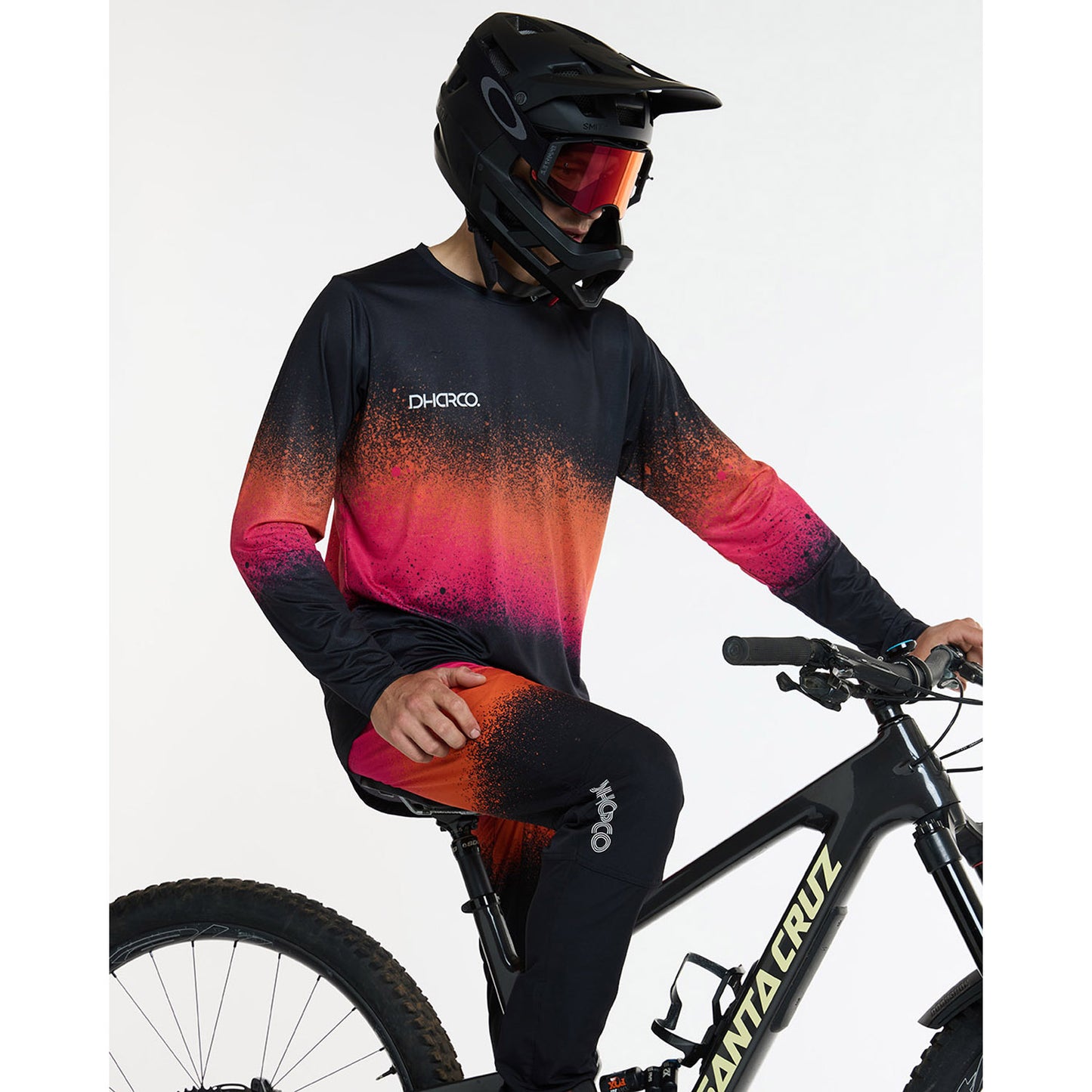 DHARCO GRAVITY BLACK SNAKE Pants Black/Orange