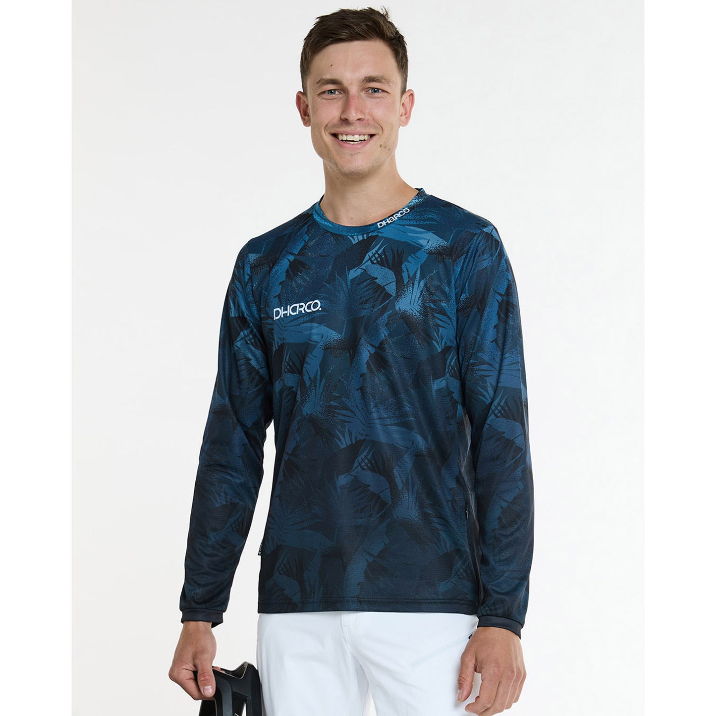 DHARCO GRAVITY DARK ROOM Long Sleeve Jersey Blue