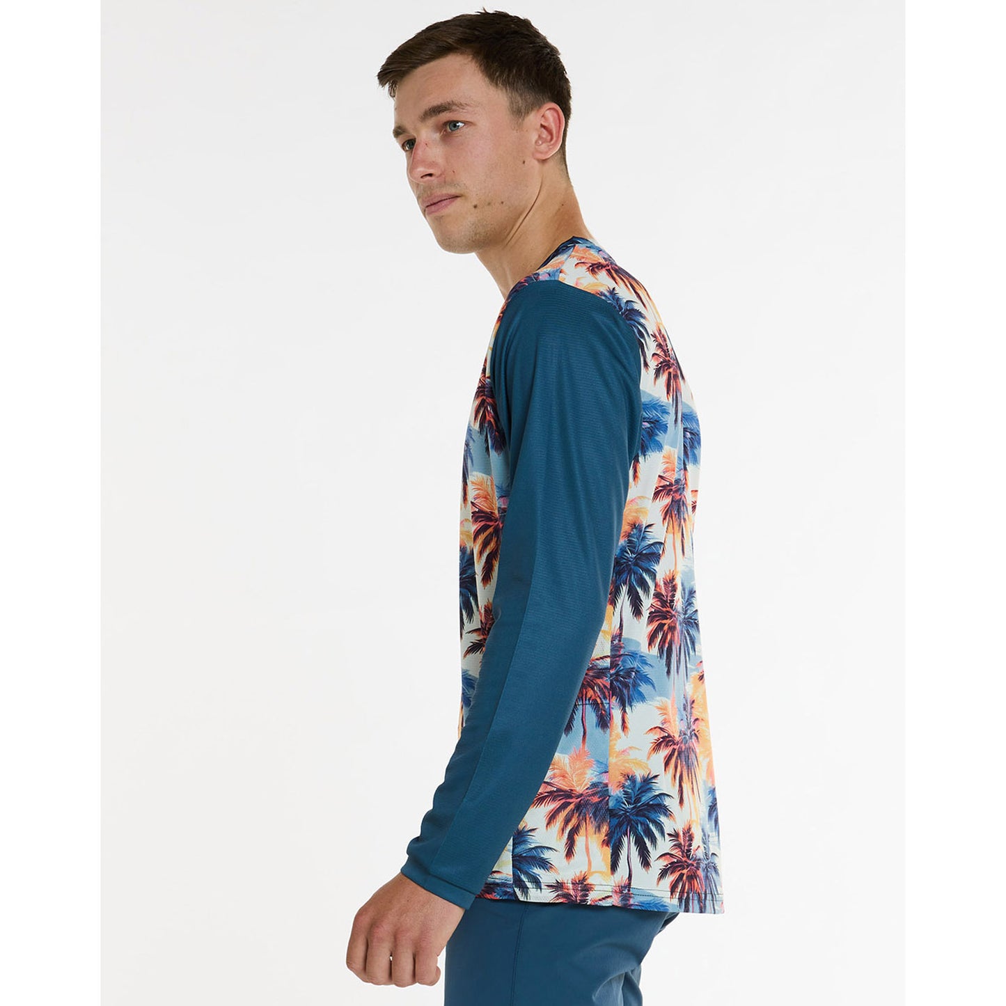 DHARCO GRAVITY VENICE BEACH Long Sleeve Jersey Blue