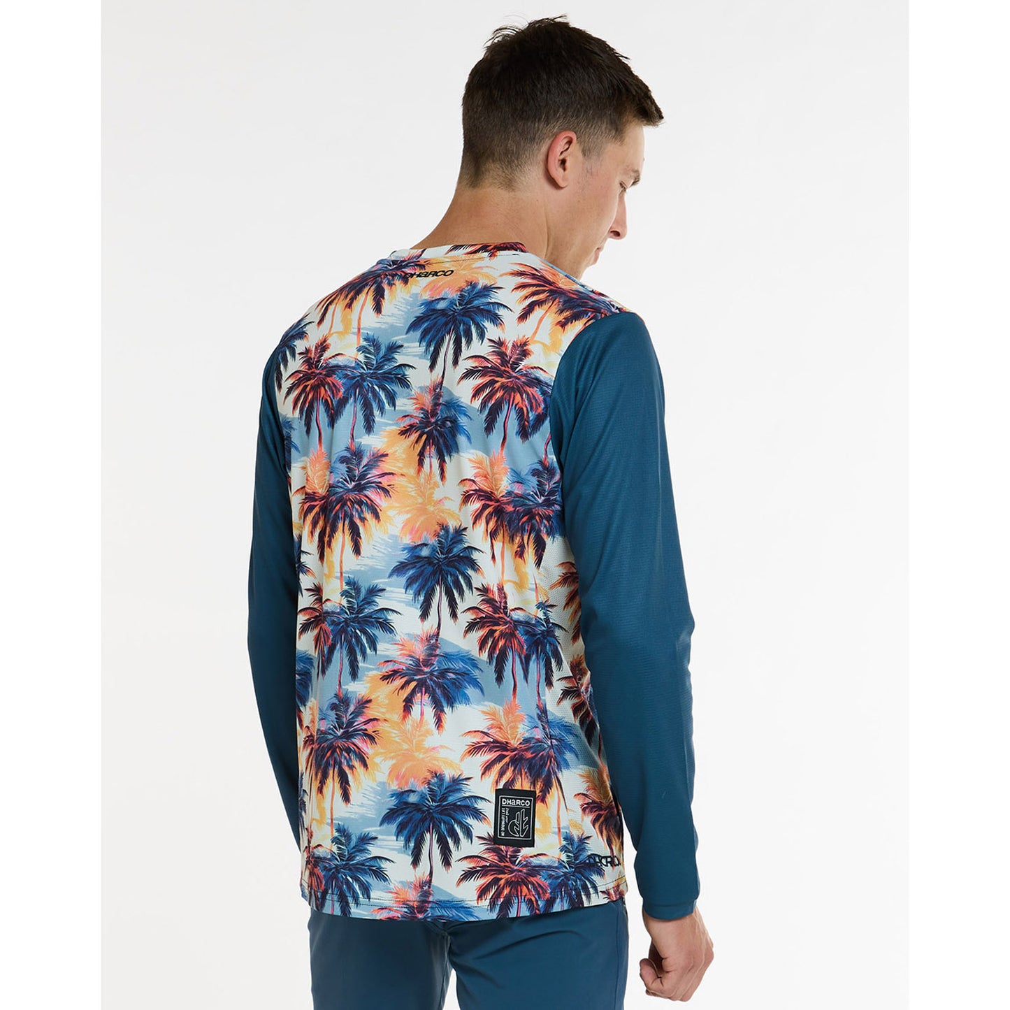 DHARCO GRAVITY VENICE BEACH Long Sleeve Jersey Blue