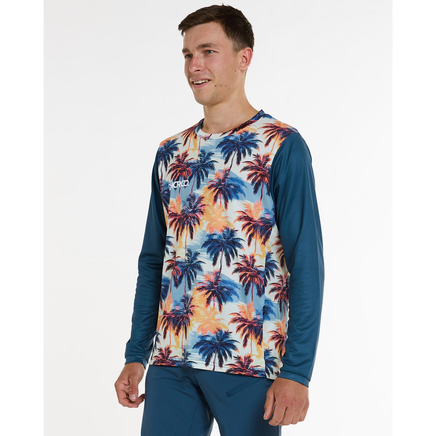 DHARCO GRAVITY VENICE BEACH Long Sleeve Jersey Blue