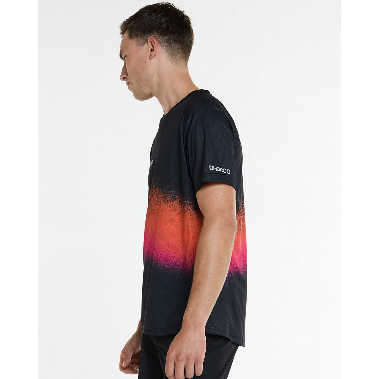 DHARCO BLACK SNAKE Short Sleeve Jersey Black/Orange