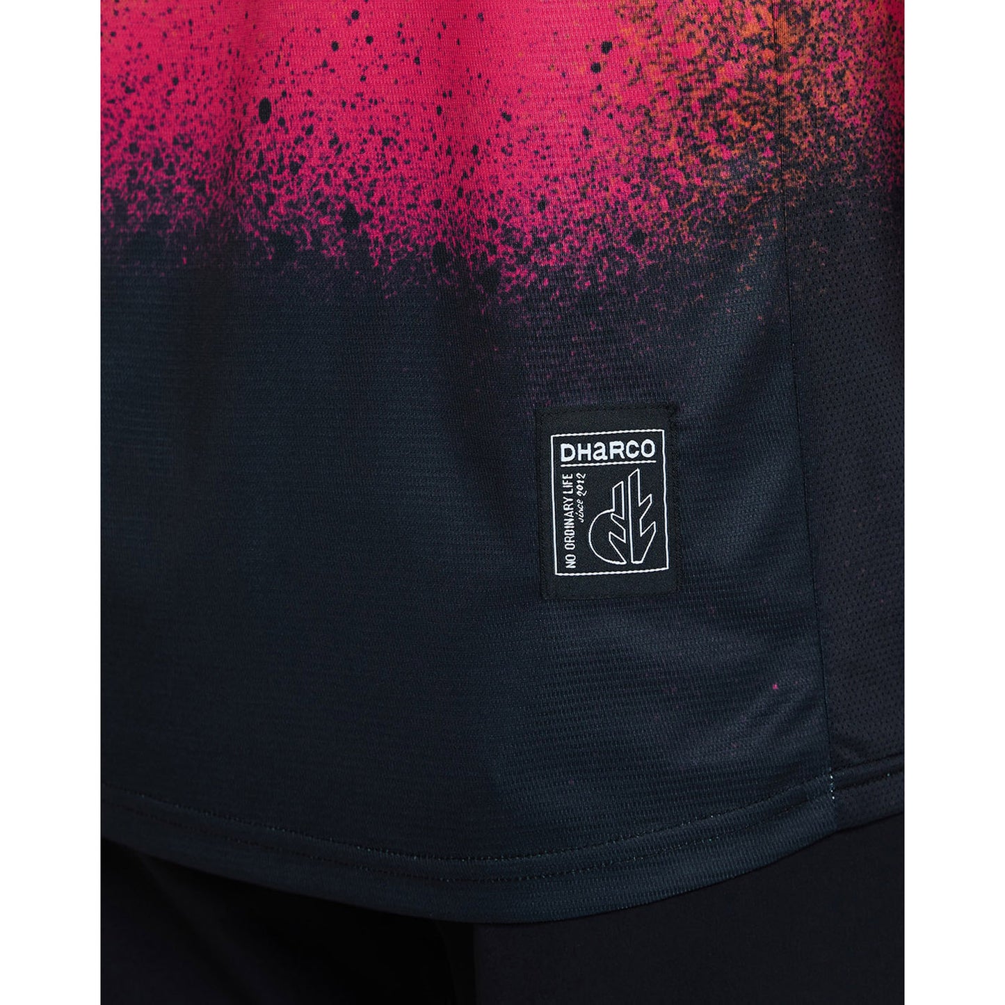 DHARCO BLACK SNAKE Short Sleeve Jersey Black/Orange