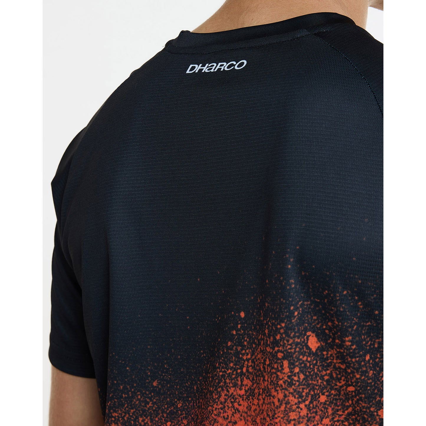 DHARCO BLACK SNAKE Short Sleeve Jersey Black/Orange
