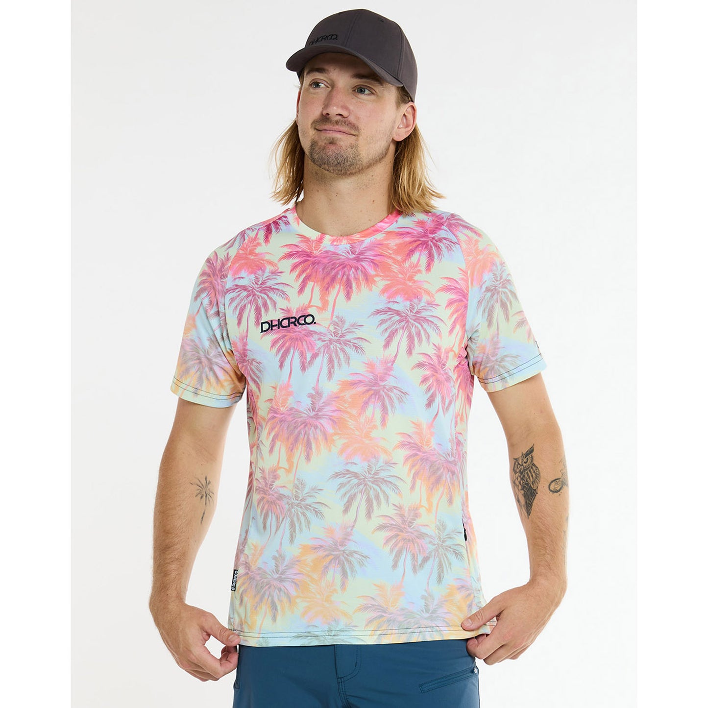 DHARCO HIGHBALL Short Sleeve Jersey Pink/Blue