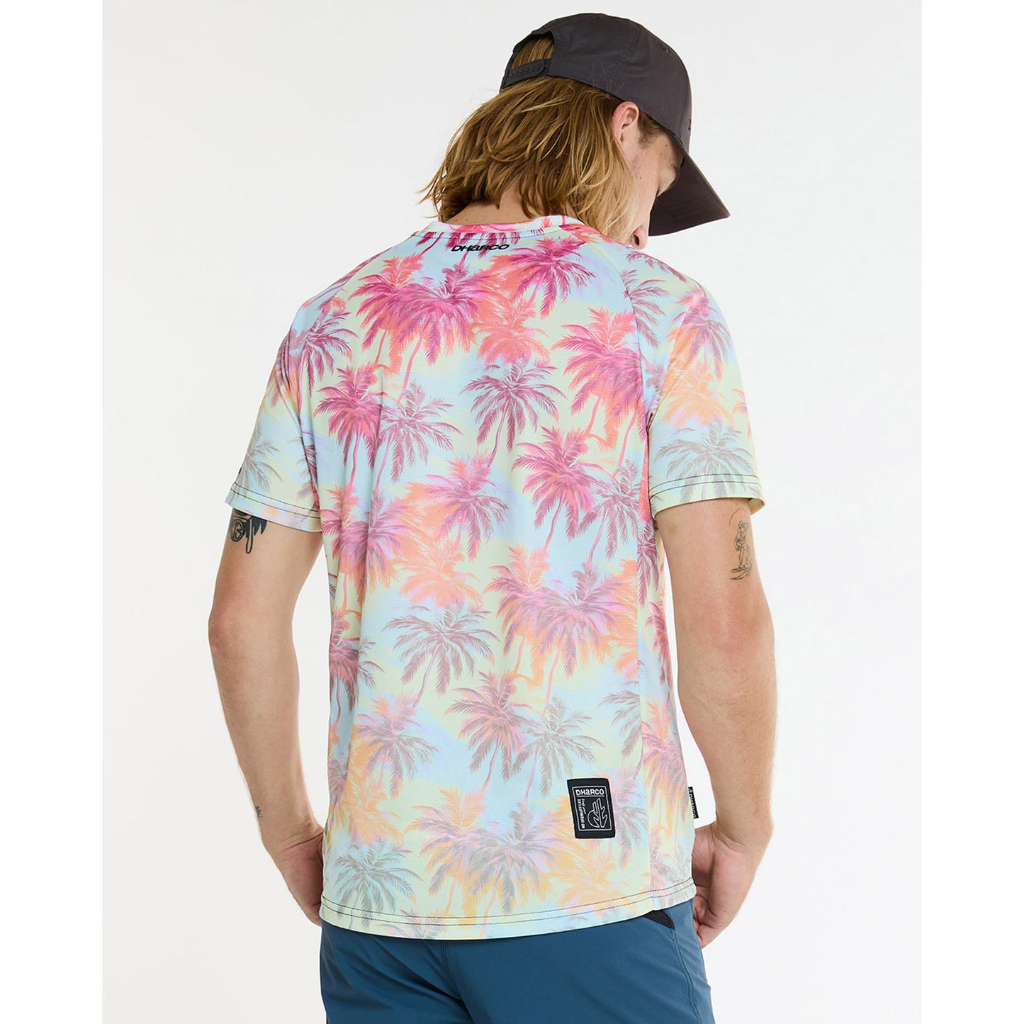 DHARCO HIGHBALL Short Sleeve Jersey Pink/Blue