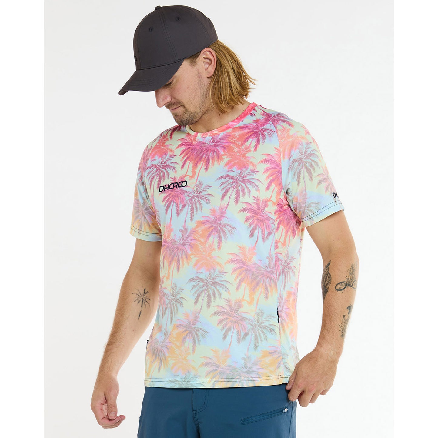 DHARCO HIGHBALL Short Sleeve Jersey Pink/Blue