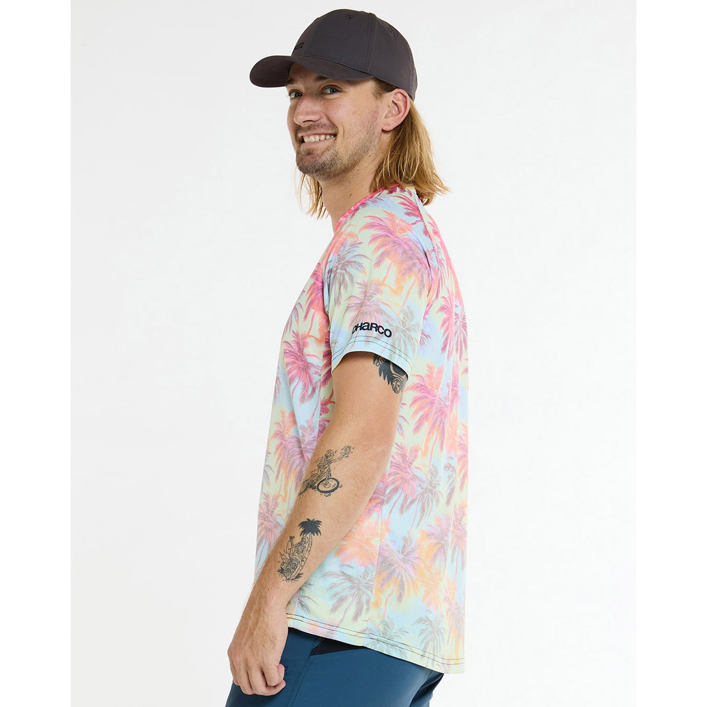 DHARCO HIGHBALL Short Sleeve Jersey Pink/Blue