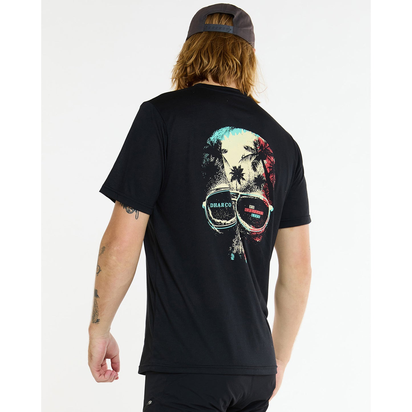 DHARCO EDDIE Short Sleeve TECH TEE Jersey Black
