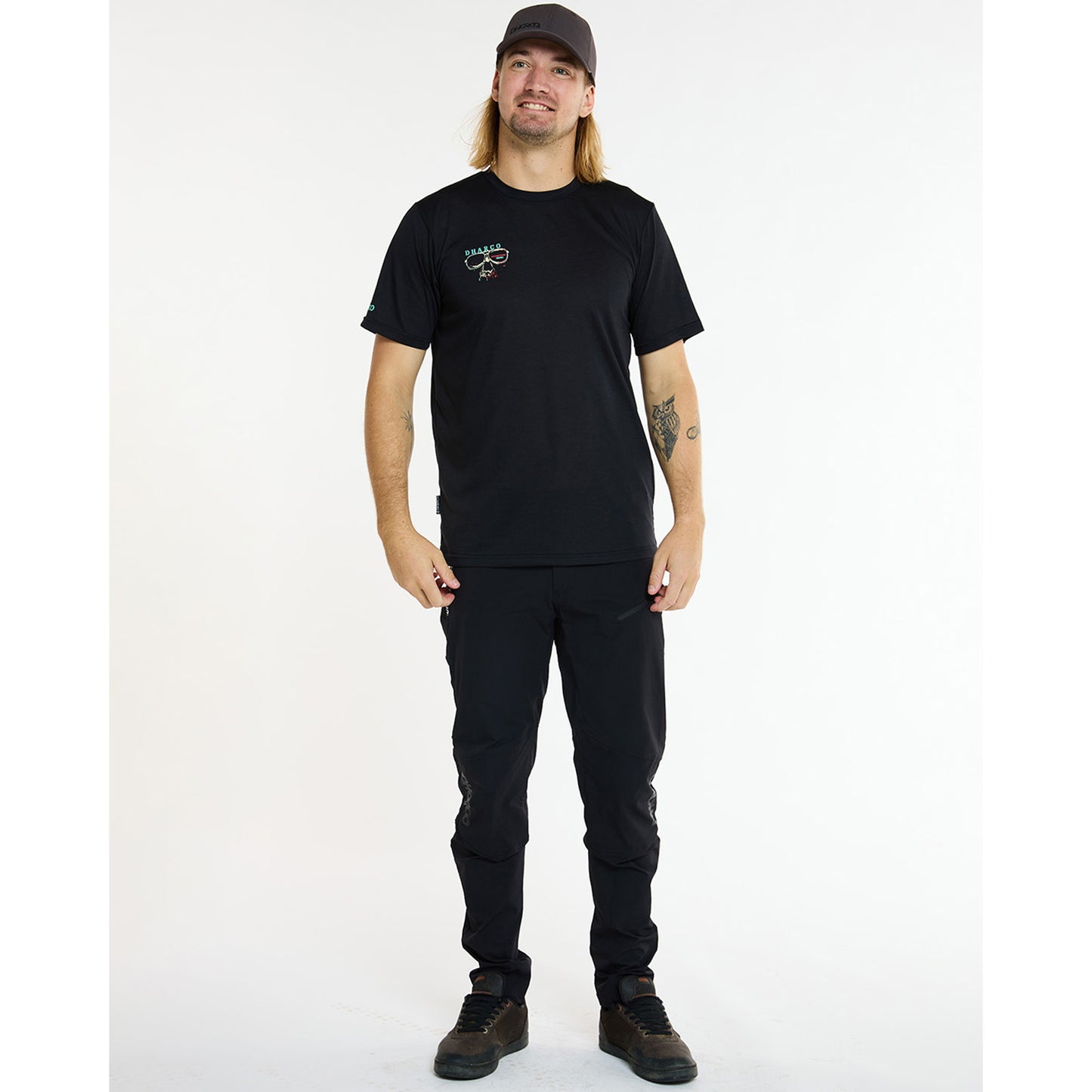 DHARCO EDDIE Short Sleeve TECH TEE Jersey Black