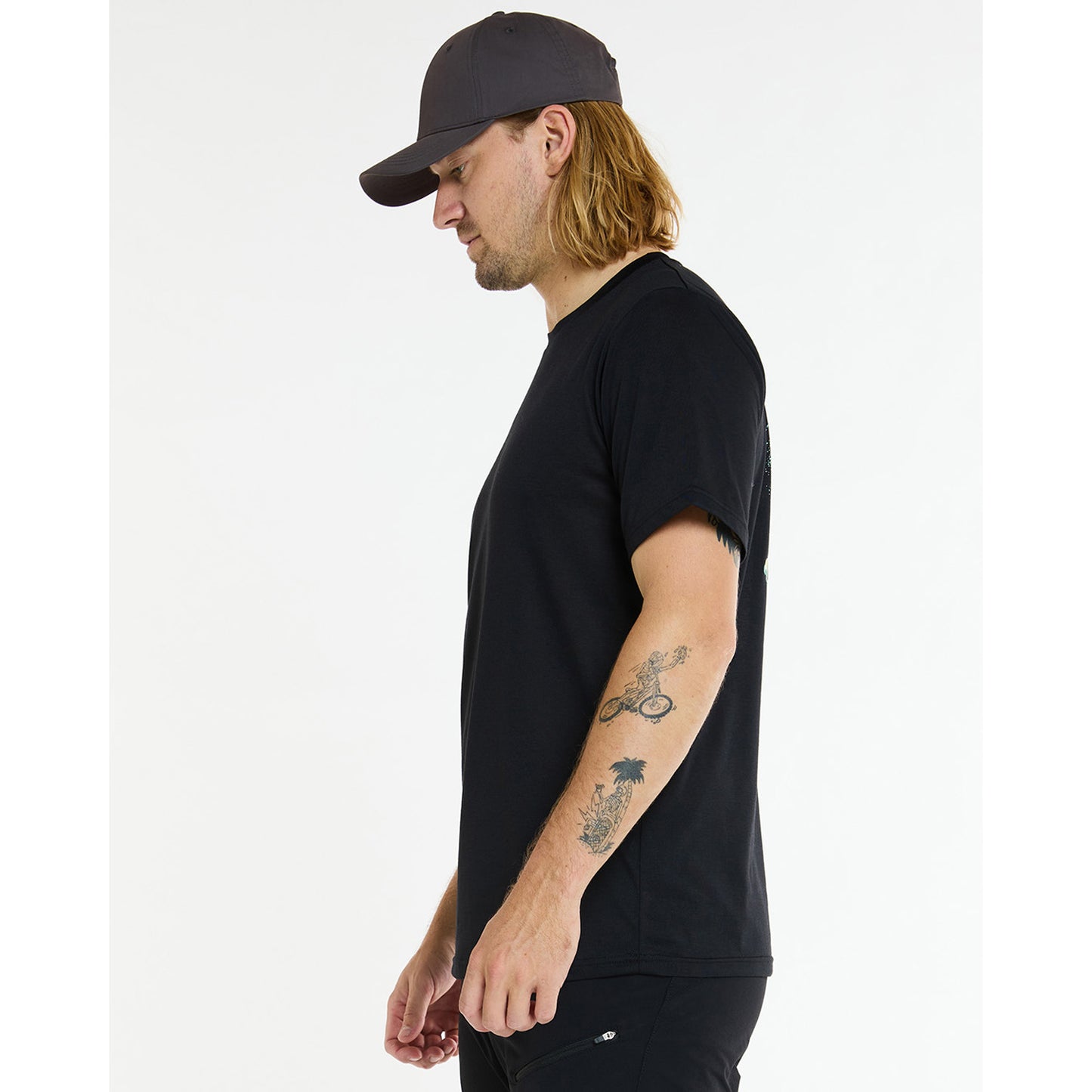 DHARCO EDDIE Short Sleeve TECH TEE Jersey Black