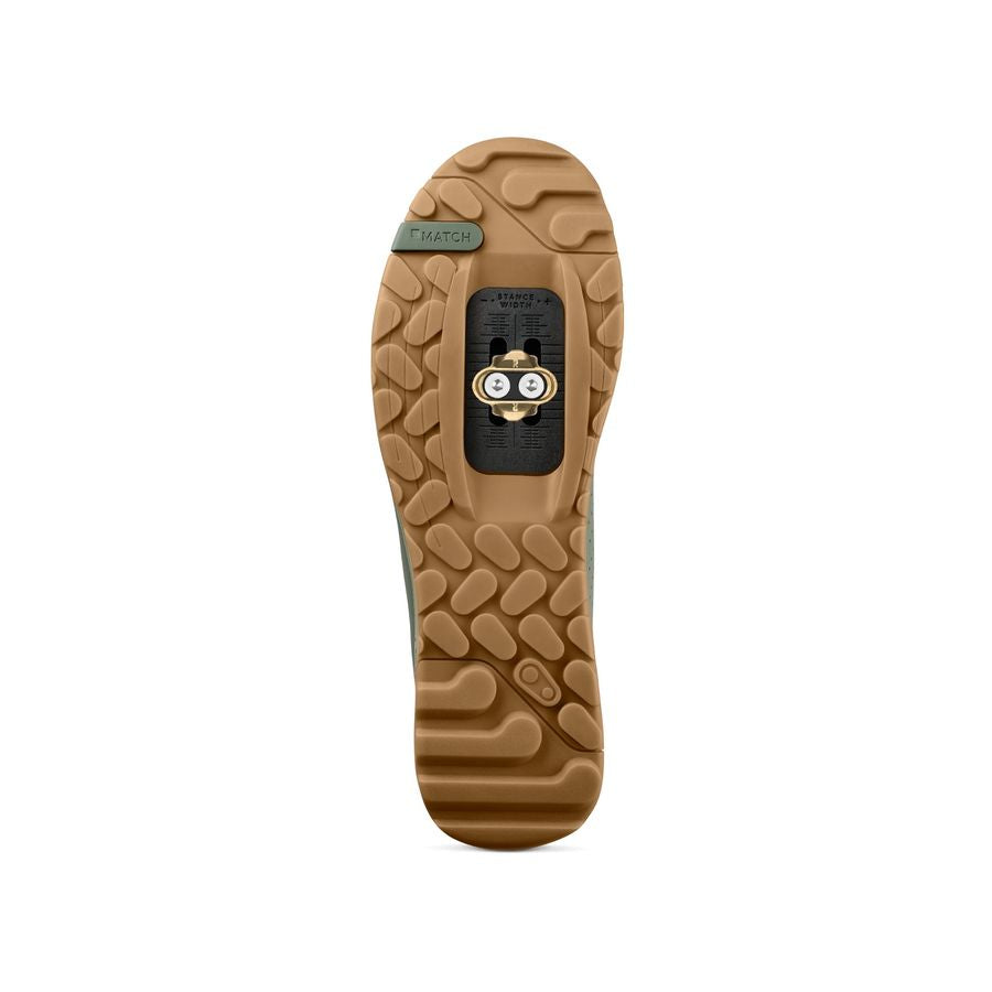 MTB shoes CRANKBROTHERS MALLET TRAIL SPEED LACE CLIP Green/Sand