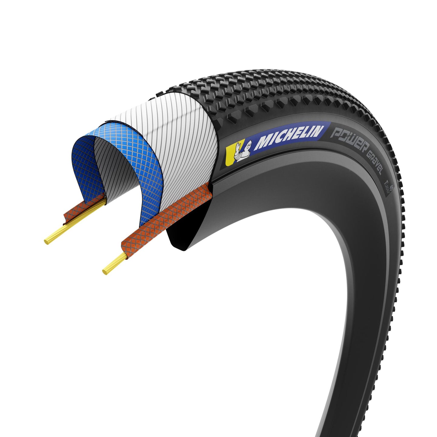 MICHELIN POWER GRAVEL Competition Line 700x35c Tubeless Ready Brown tire