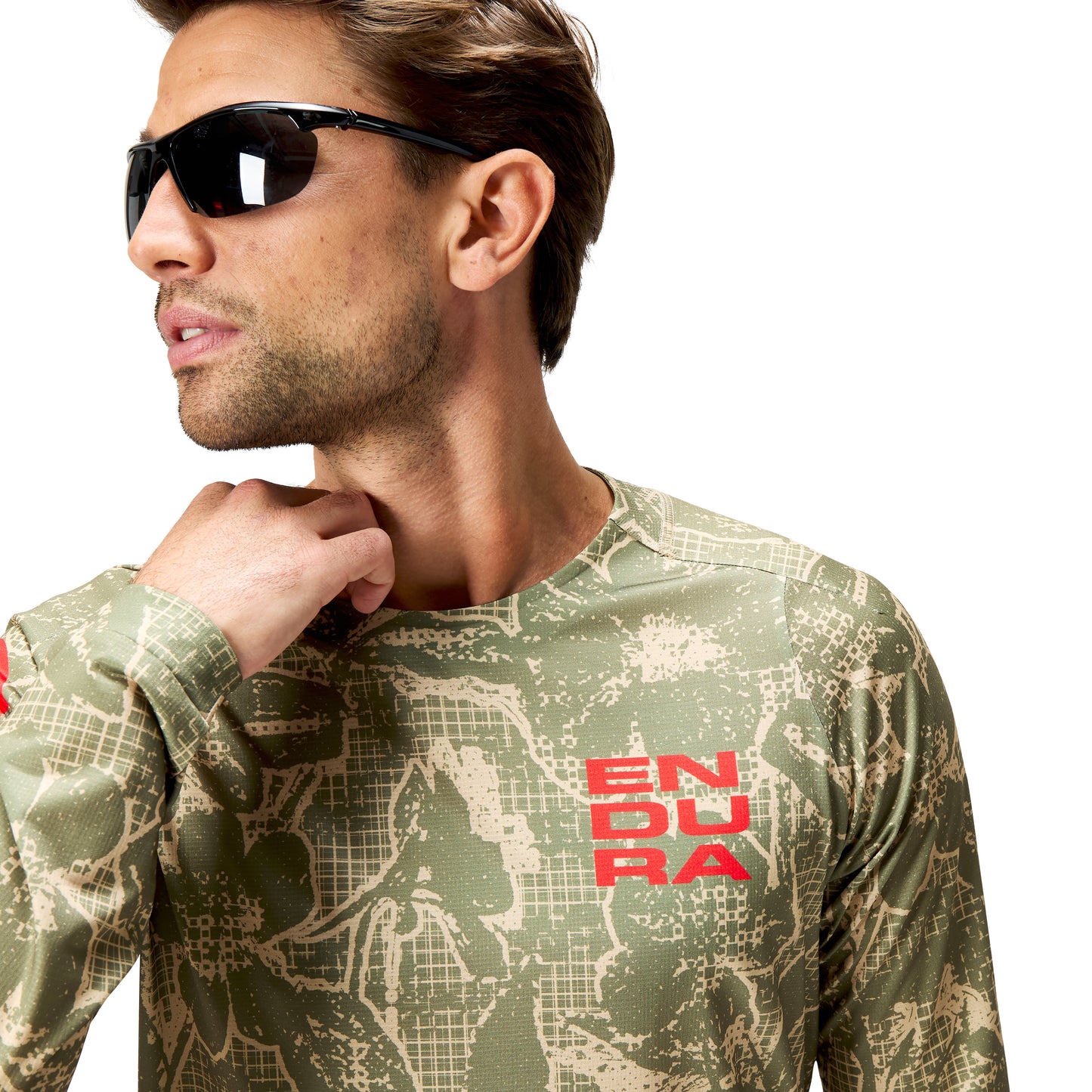 ENDURA LTD PRINTED Jersey Long Sleeve Camo Khaki 2025