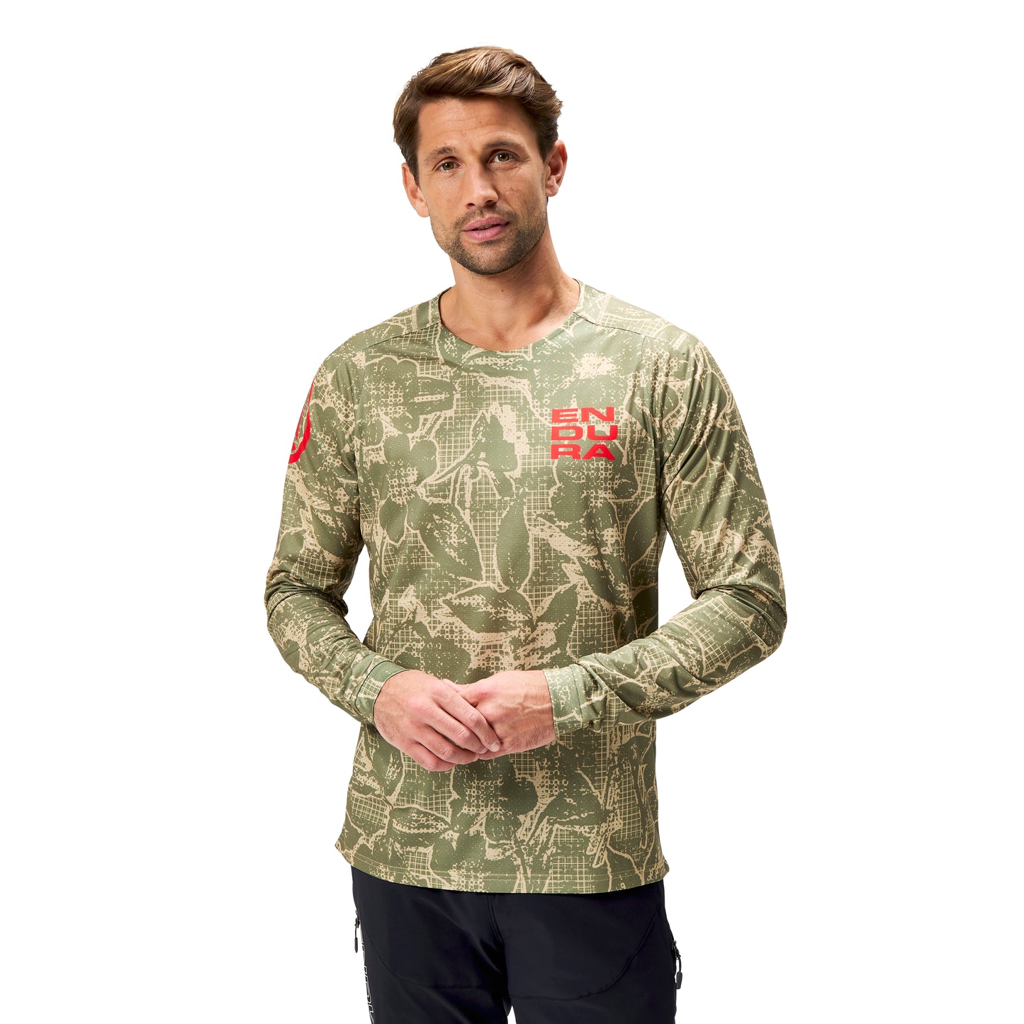 ENDURA LTD PRINTED Jersey Long Sleeve Camo Khaki 2025
