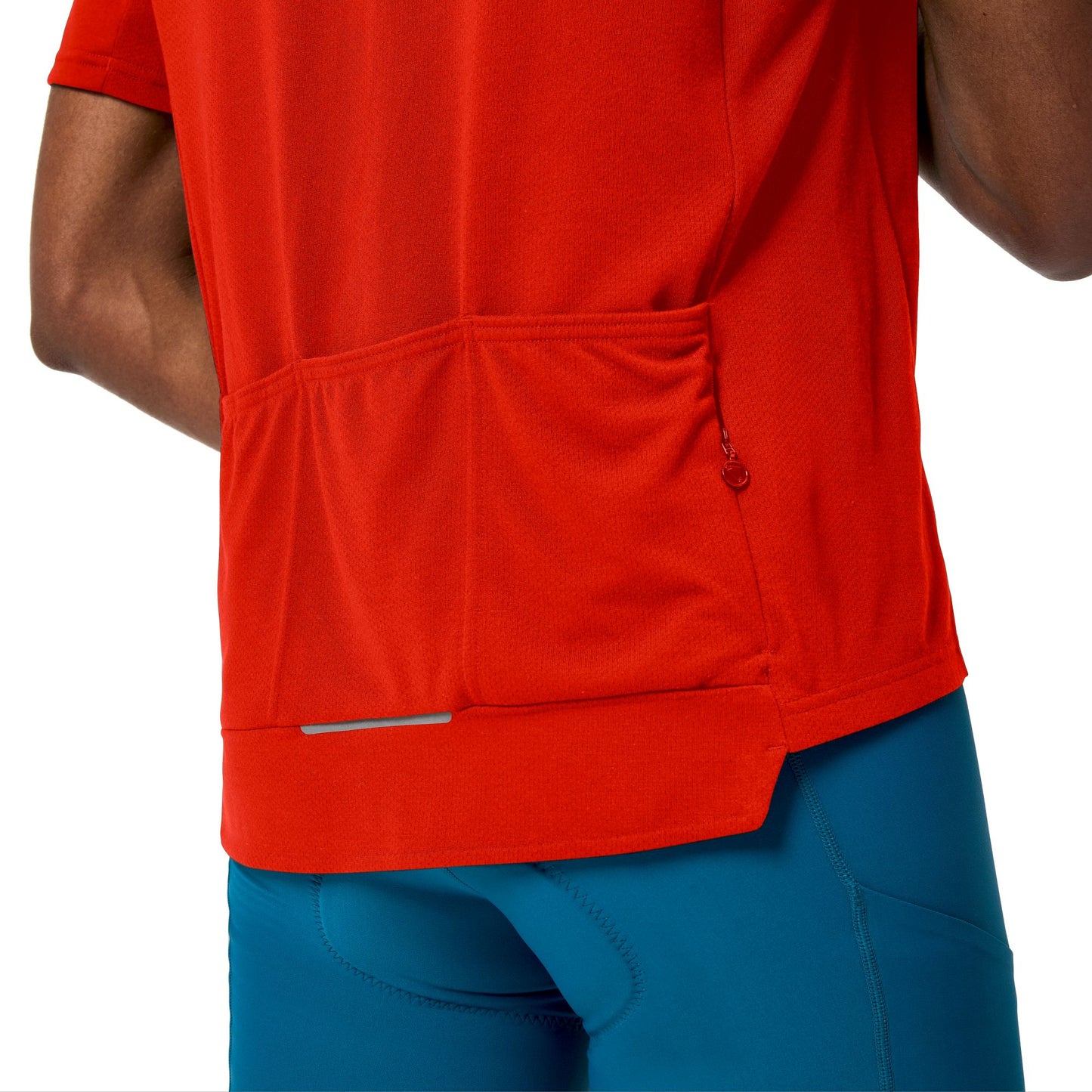 ENDURA LOOP ZIPPED Short Sleeve Jersey Red 2025