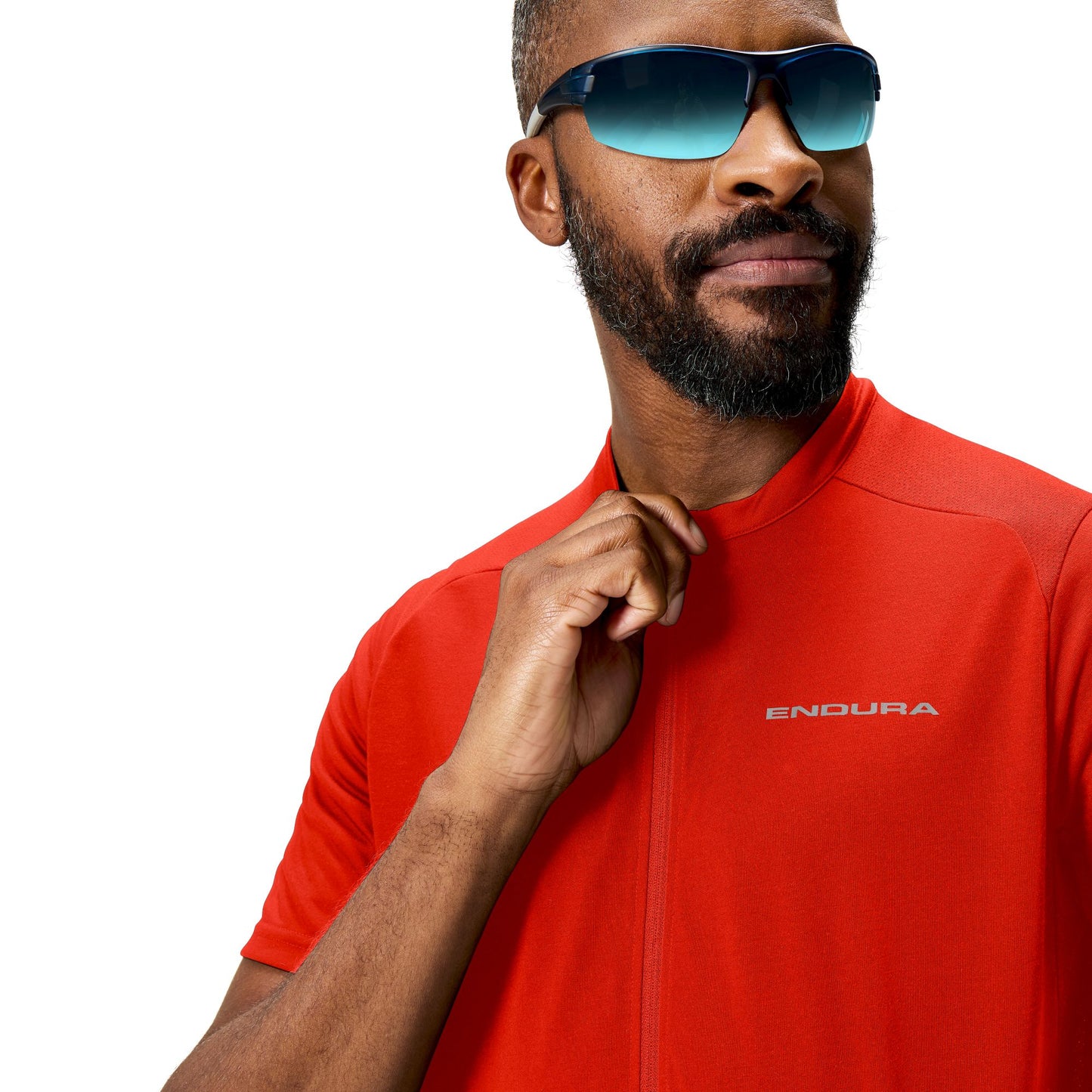 ENDURA LOOP ZIPPED Short Sleeve Jersey Red 2025