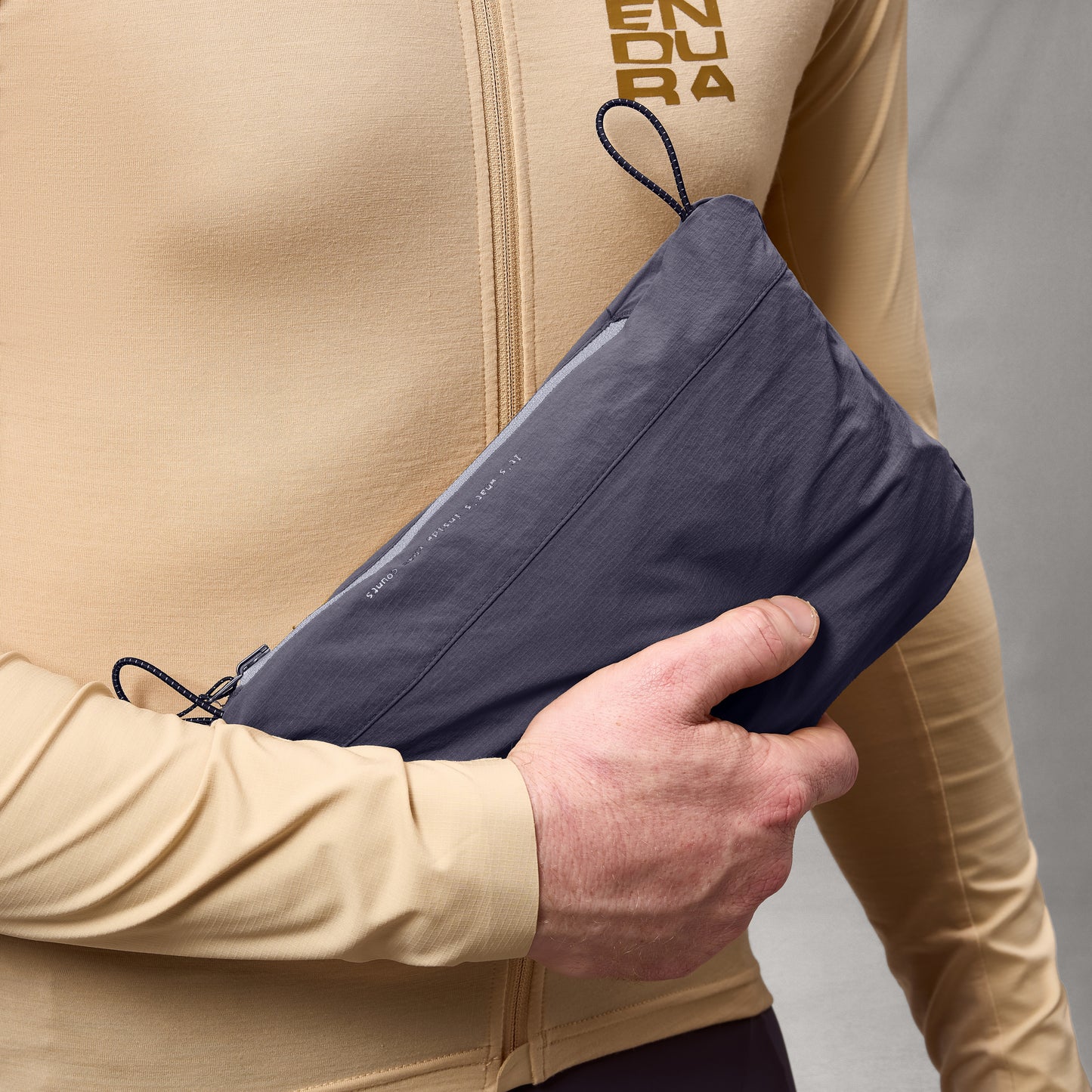 ENDURA ALLTRACK RIDE PACKABLE Carbon Jacket Grey