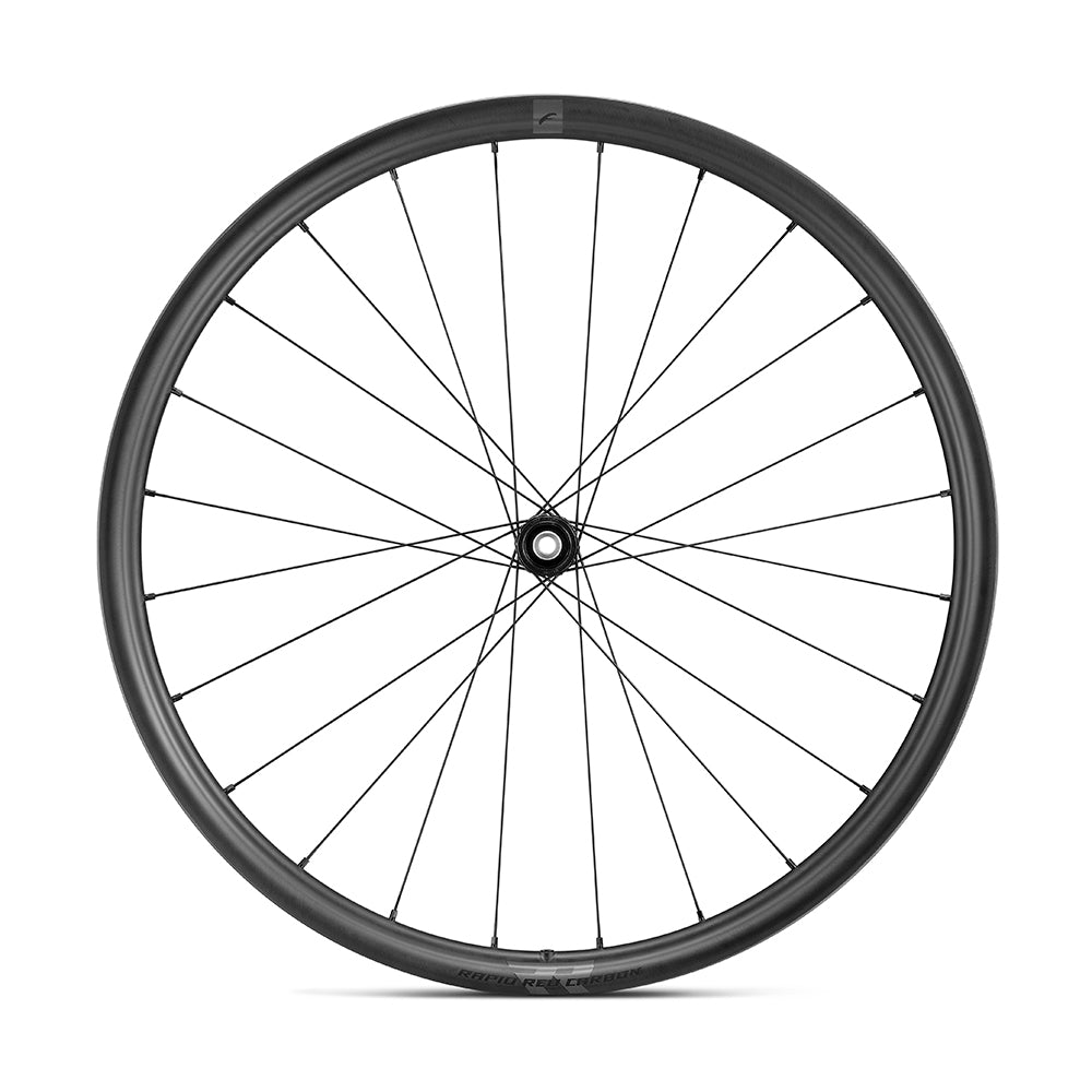 Pair of FULCRUM RAPID RED CARBON 700c wheels (Center lock)