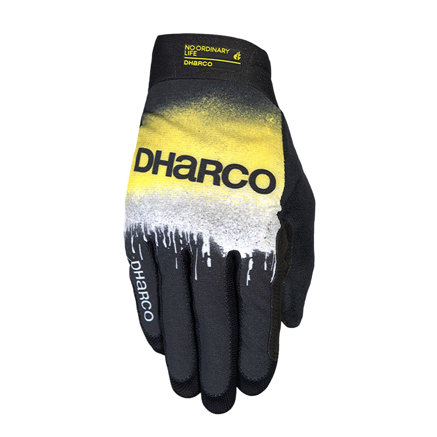 DHARCO RACE ACID RAIN Gloves Black/Yellow