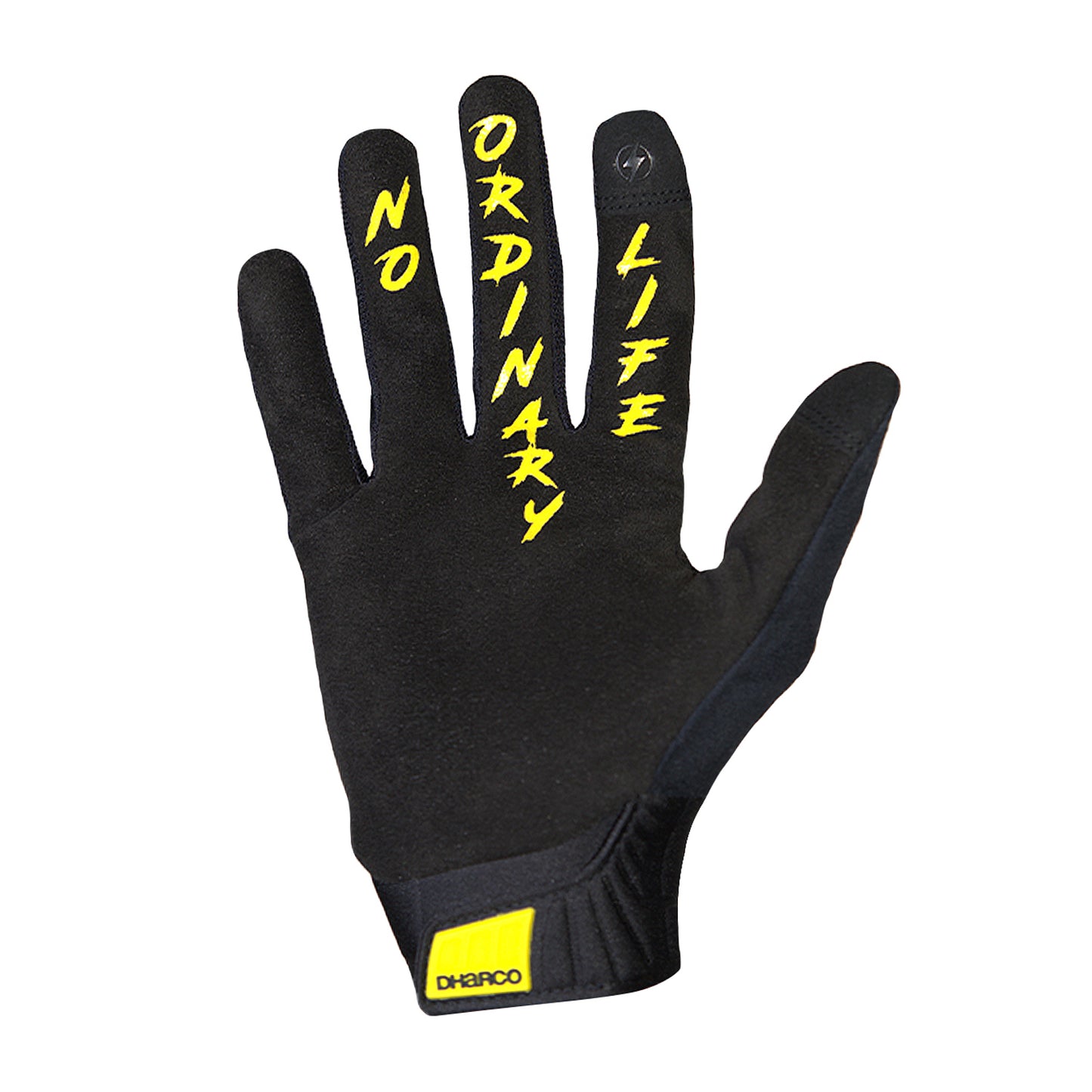 DHARCO RACE ACID RAIN Gloves Black/Yellow