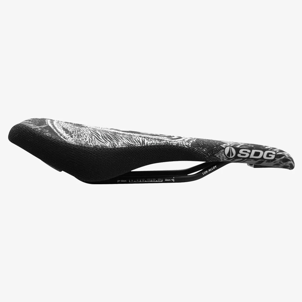 Saddle SDG OSO RADAR MTN Rails Lux-Alloy Black/White