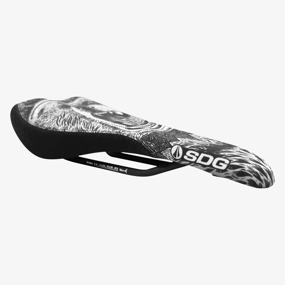 Saddle SDG OSO RADAR MTN Rails Lux-Alloy Black/White