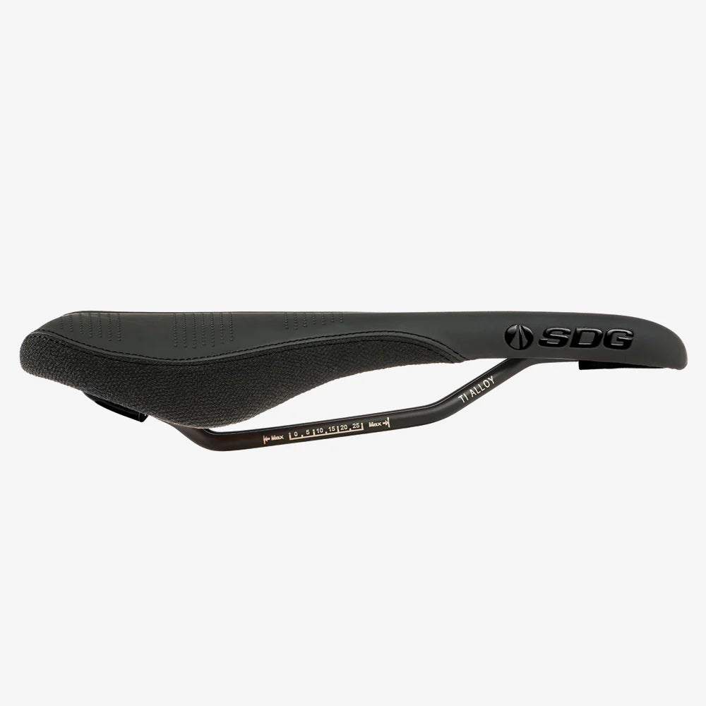 Saddle SDG RADAR MTN Rails Titanium-Alu Black/Black