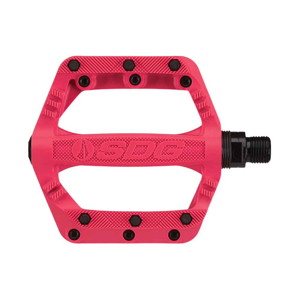 SDG SLATER Junior red flat pedals