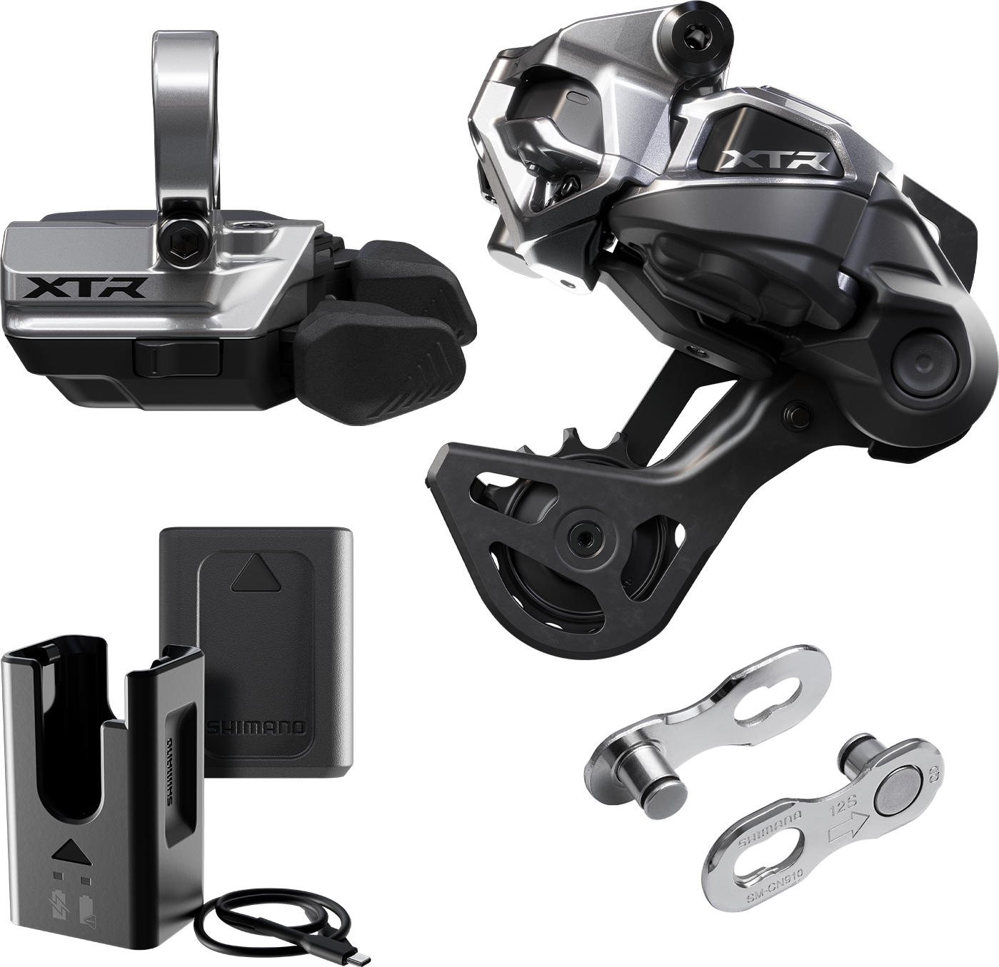 Upgrade Kit SHIMANO XTR Di2 Wireless M9250-GS Medium Clevis Mount Clamp