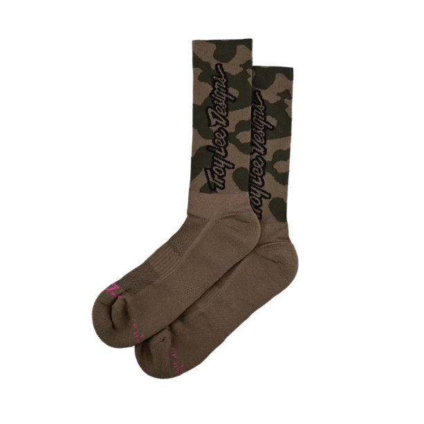 TROY LEE DESIGNS PERFORMANCE SCRUBLAND Camouflage Khaki Socks