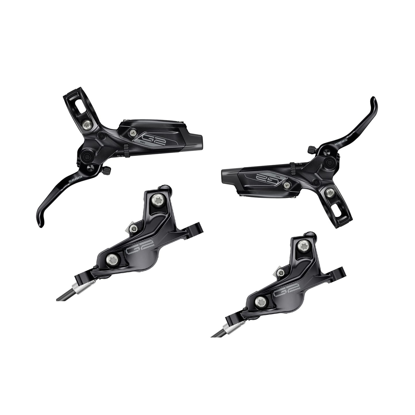Pair of SRAM G2 RSC Black brakes
