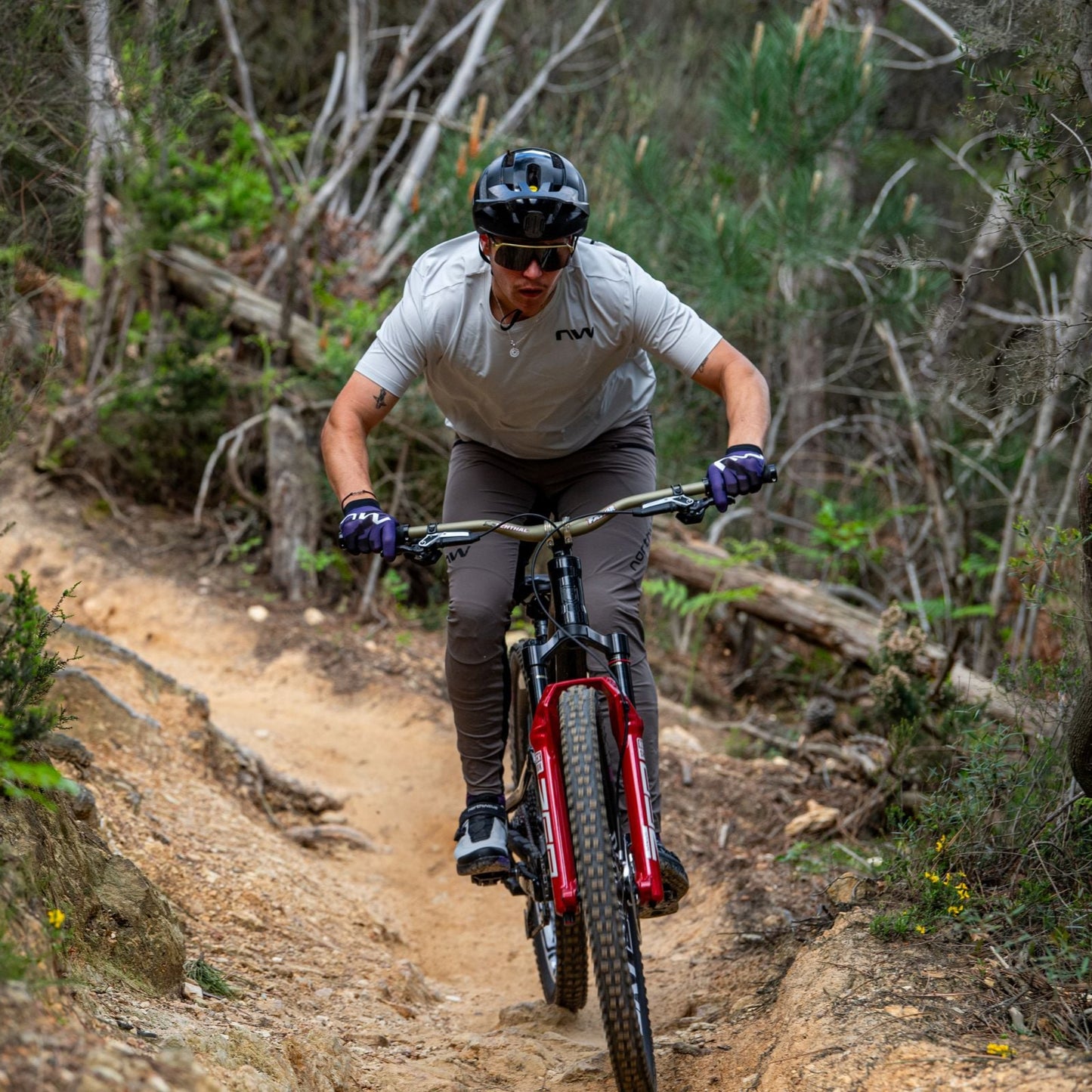 NORTHWAVE XTRAIL Short Sleeve Jersey Grey