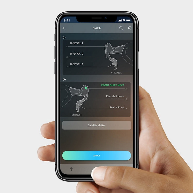 SHIMANO GRX 717 12V Straight Lever and Rear Caliper