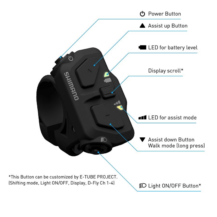 Remote control SHIMANO SW-EN600 Left