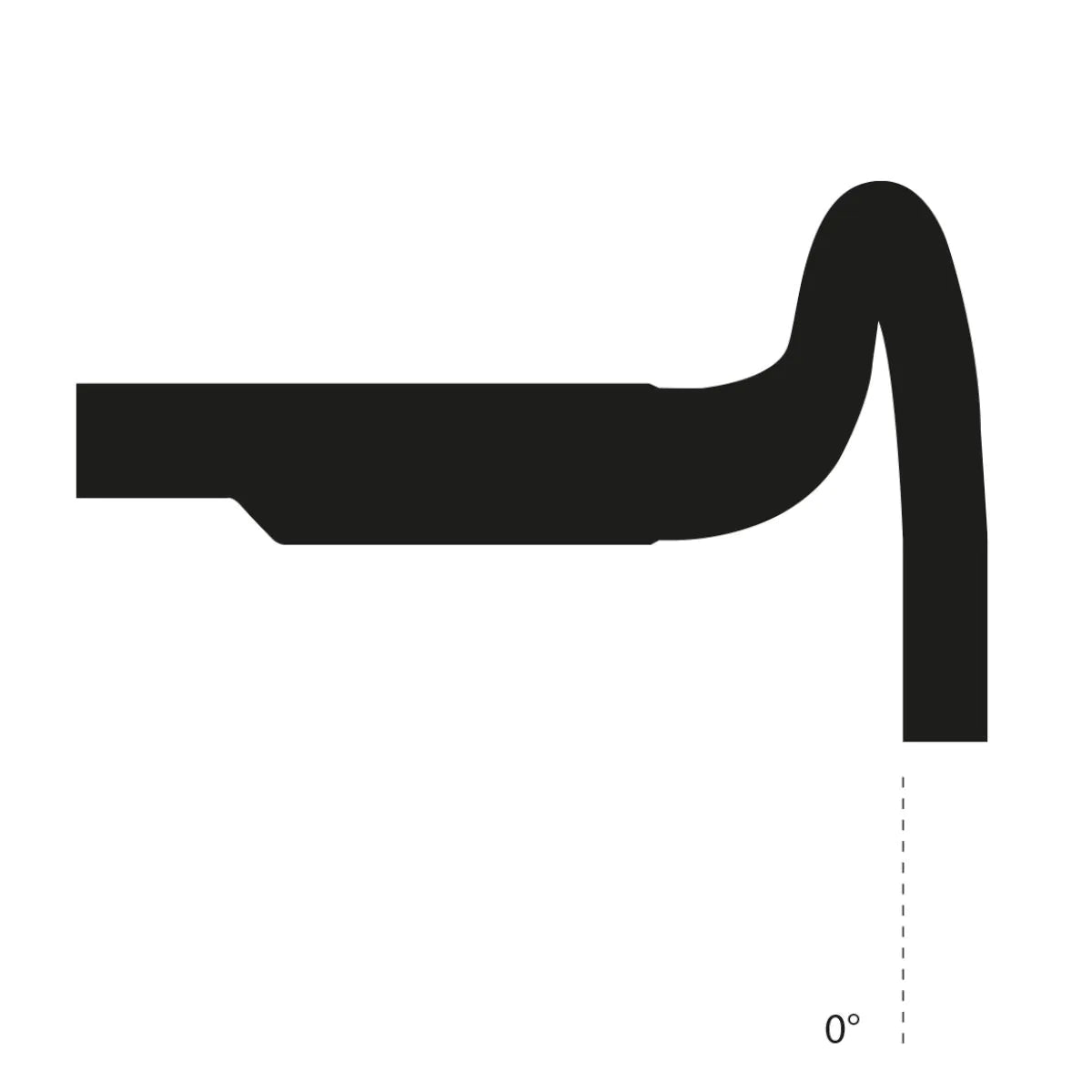 Gravel DEDA SUPERZERO CARBONE UD POB Finish Flare 16° handlebar