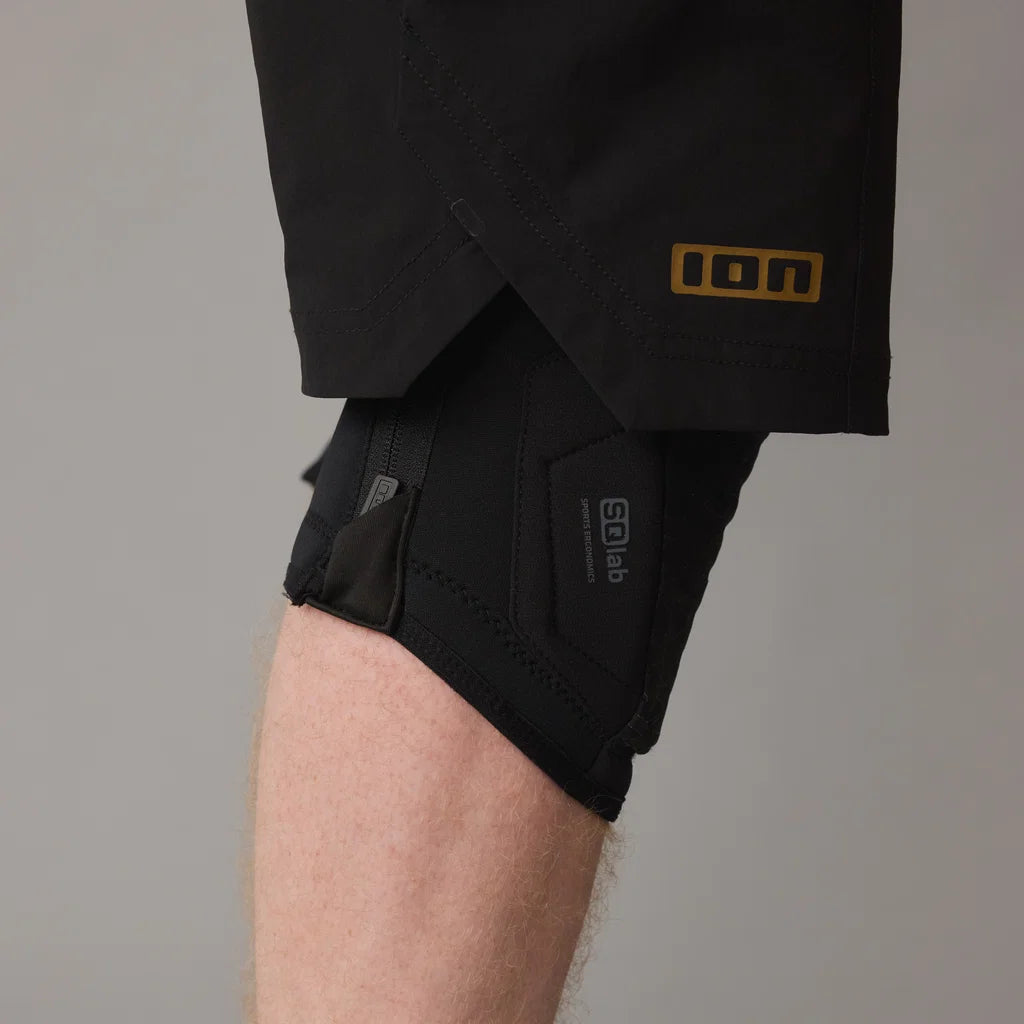 ION K-PACT ZIP SQ Unisex Knee Pads Black
