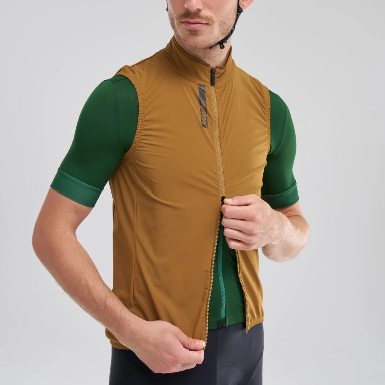 MAVIC AKSIUM WIND Sleeveless Jacket Brown