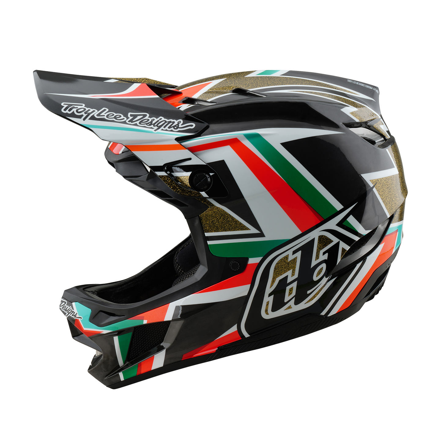 Troy Lee Designs D4 CARBON MIPS FRAMES MTB Helmet Black/Gold