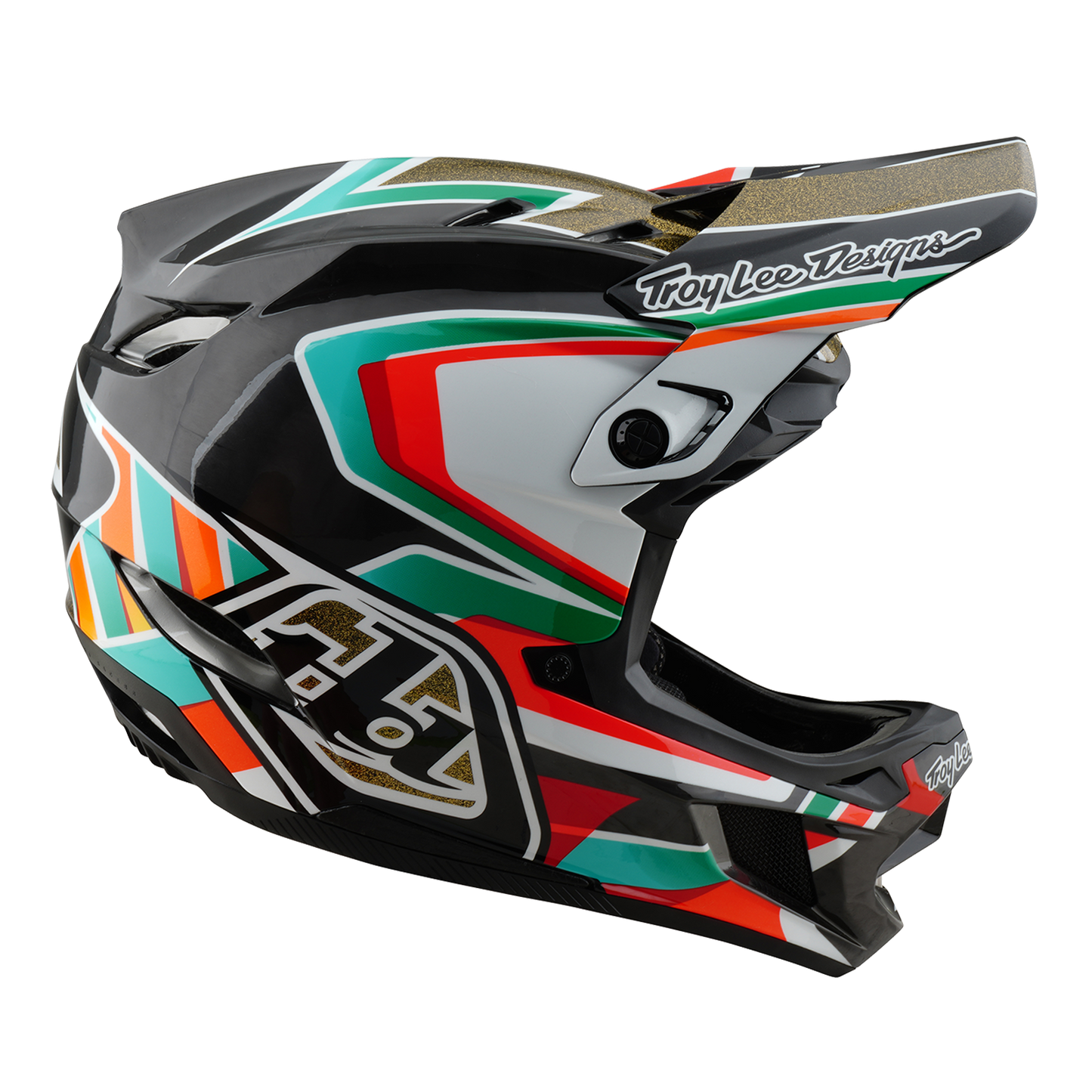 Troy Lee Designs D4 CARBON MIPS FRAMES MTB Helmet Black/Gold