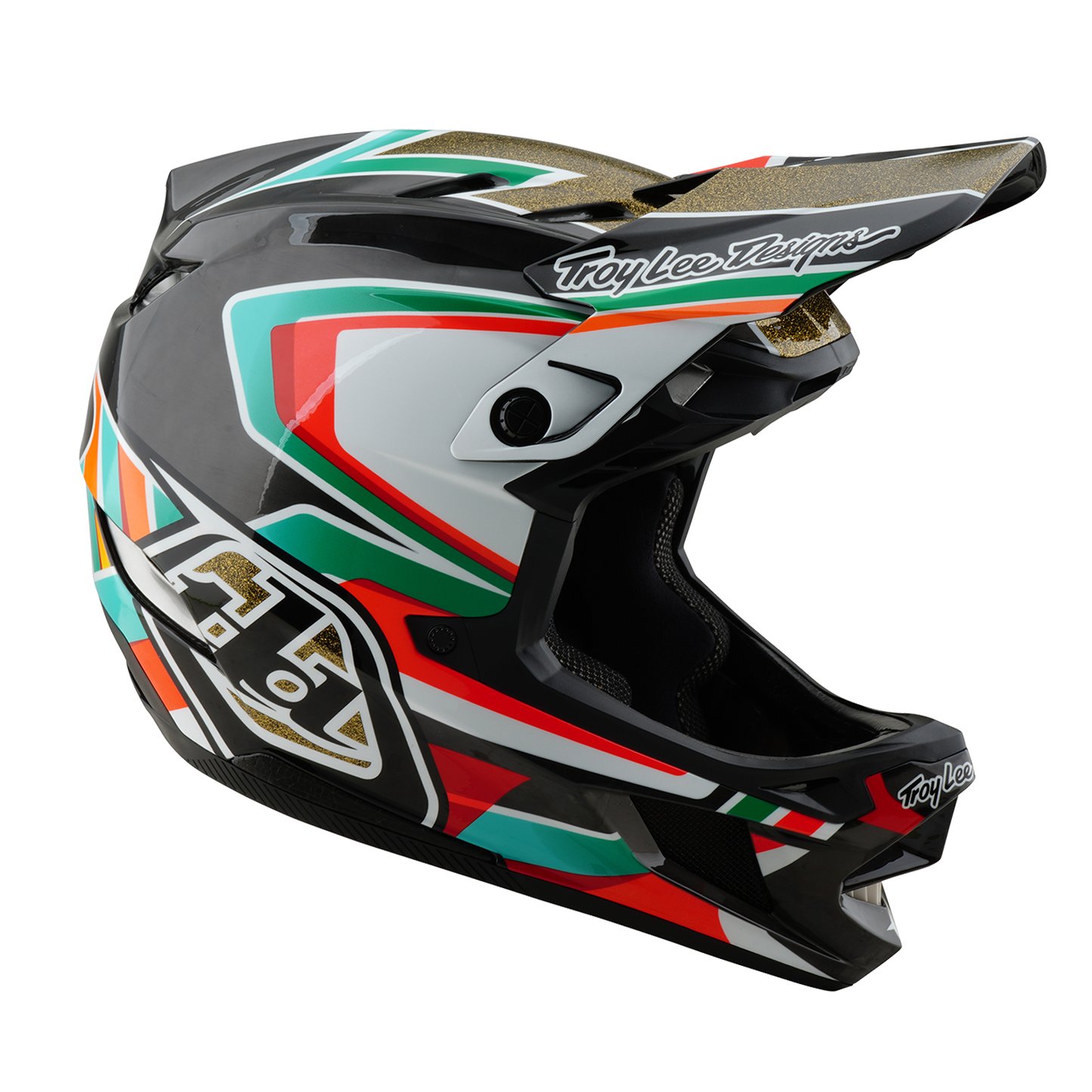 Troy Lee Designs D4 CARBON MIPS FRAMES MTB Helmet Black/Gold