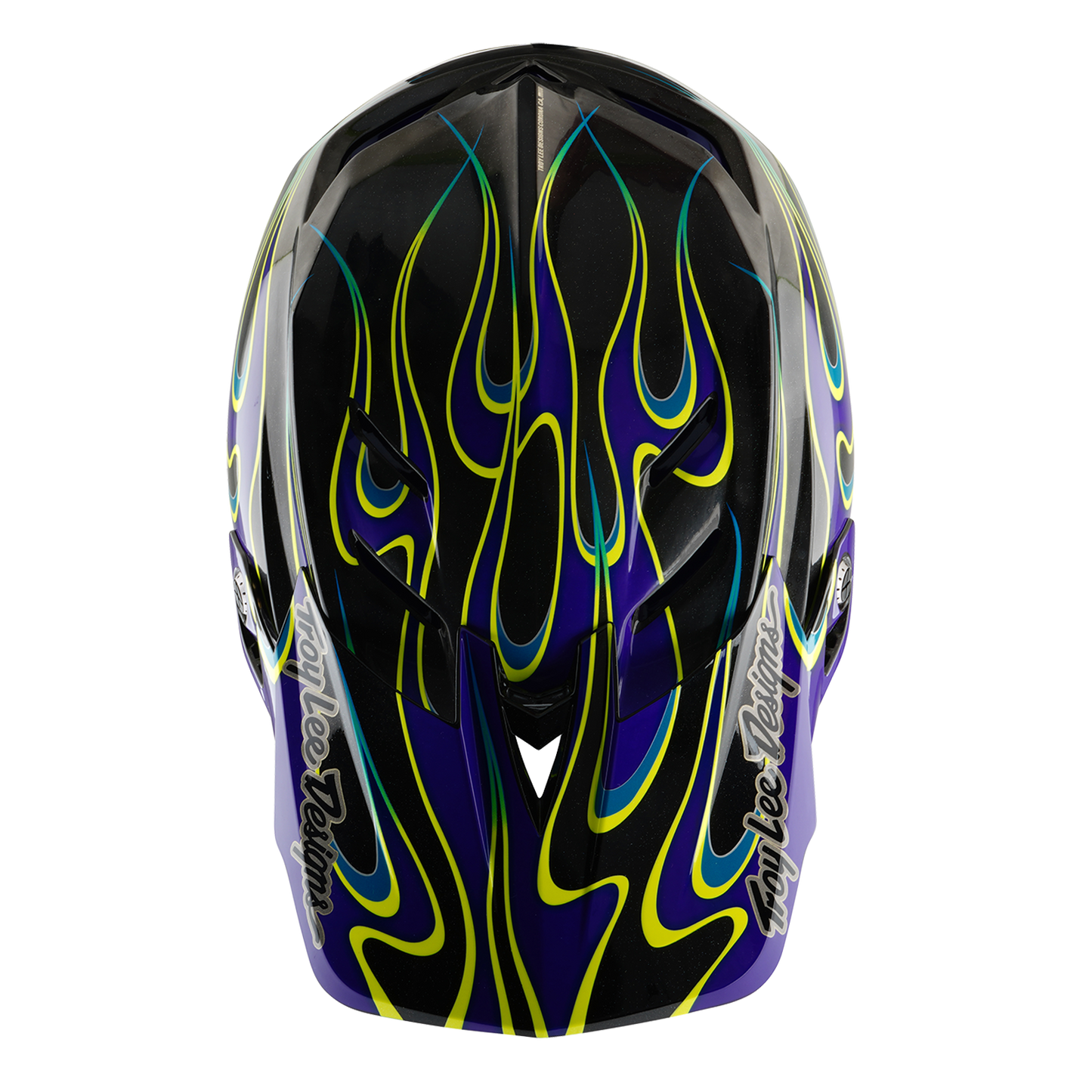 MTB Helmet TROY LEE DESIGNS D4 CARBON MIPS Drip Black/Purple