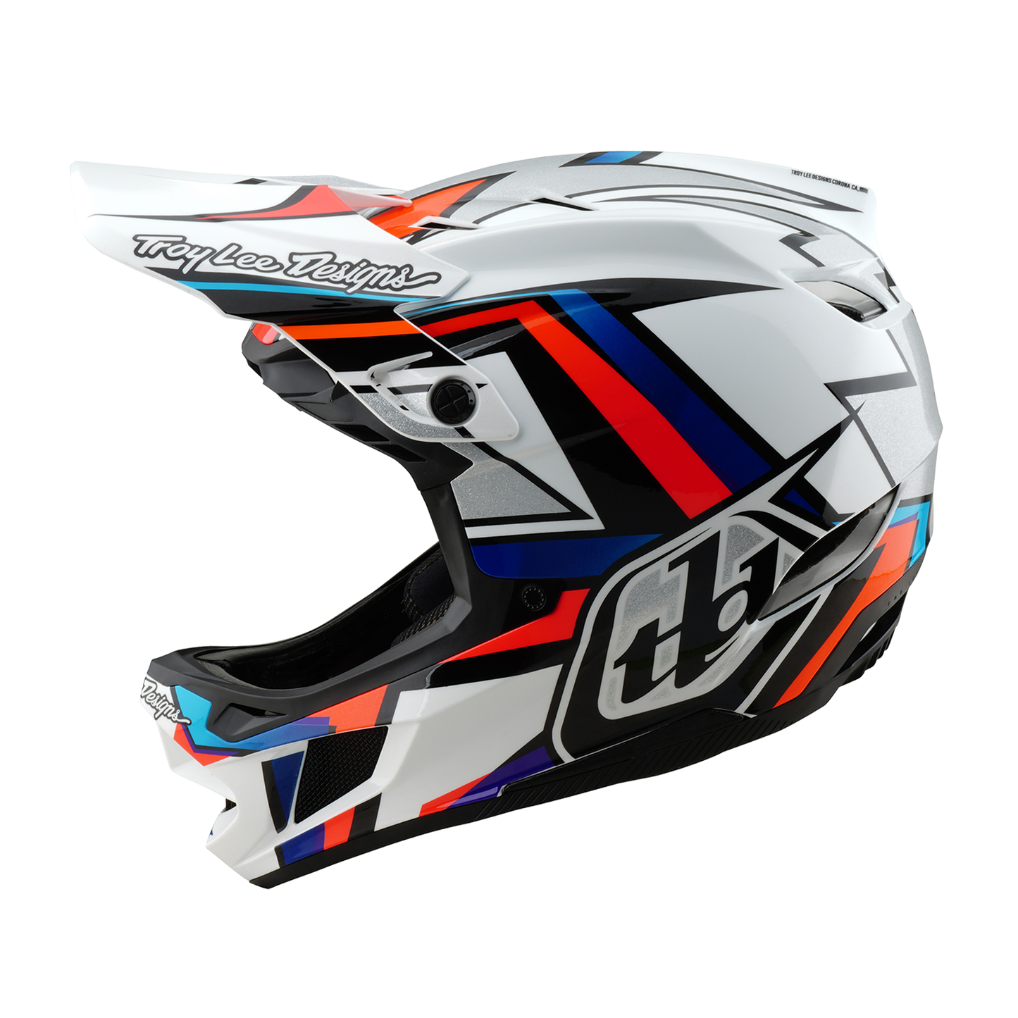 MTB helmet TROY LEE DESIGNS D4 COMPOSITE FRAMES White/Grey 2025