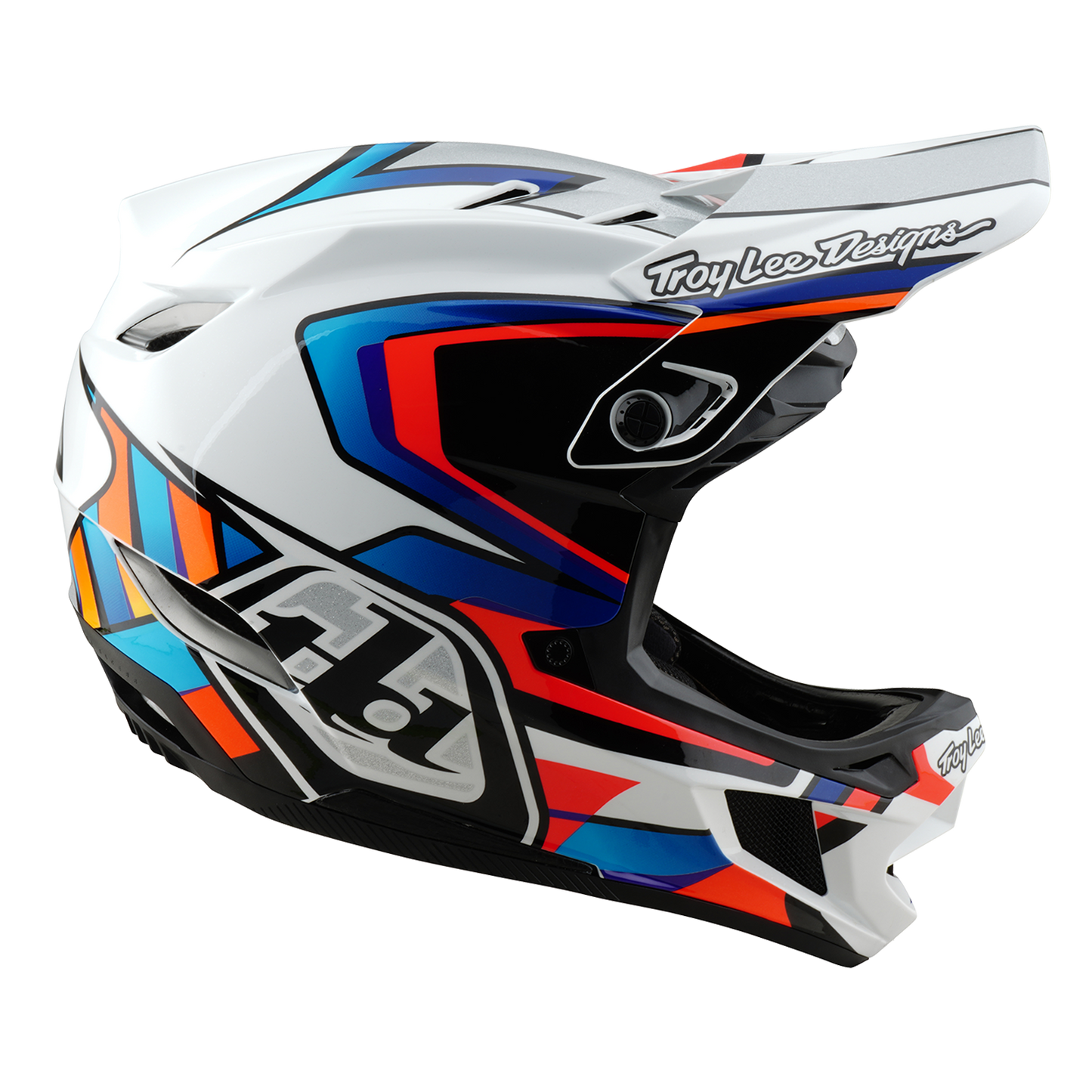 MTB helmet TROY LEE DESIGNS D4 COMPOSITE FRAMES White/Grey 2025